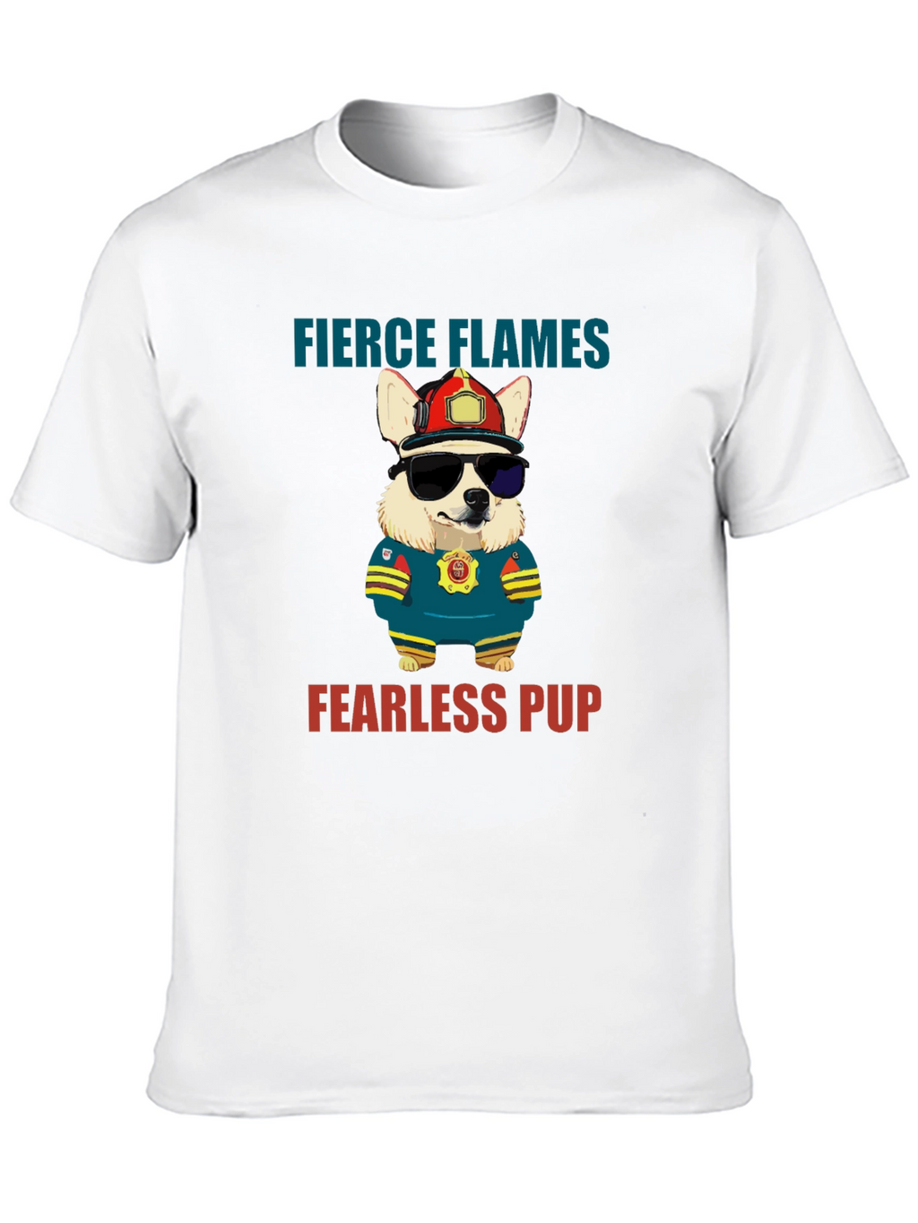 Fierce Flames Fearless Pup T-Shirt