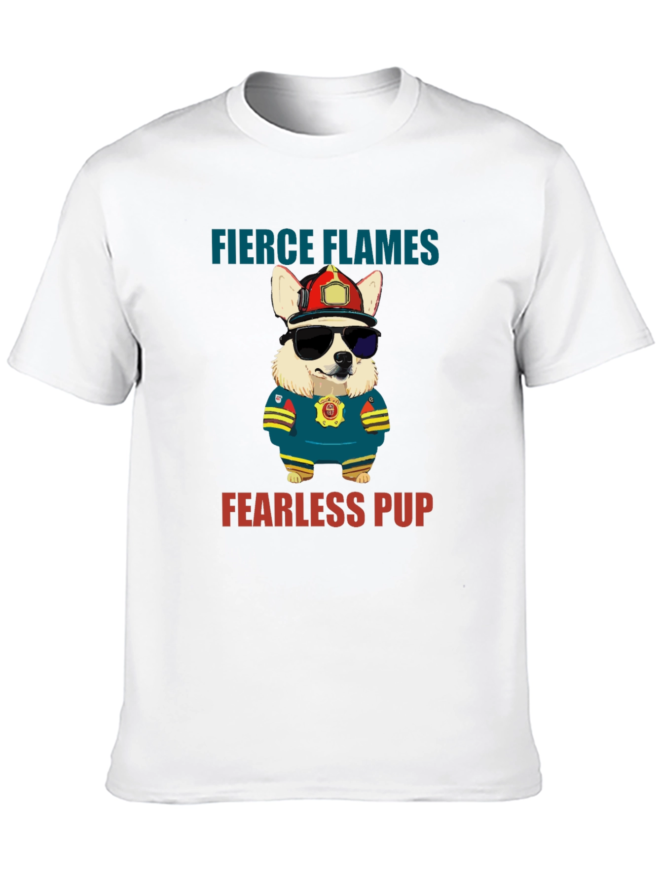 Fierce Flames Fearless Pup T-Shirt