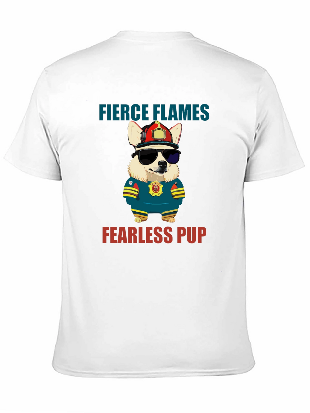 Fierce Flames Fearless Pup T-Shirt