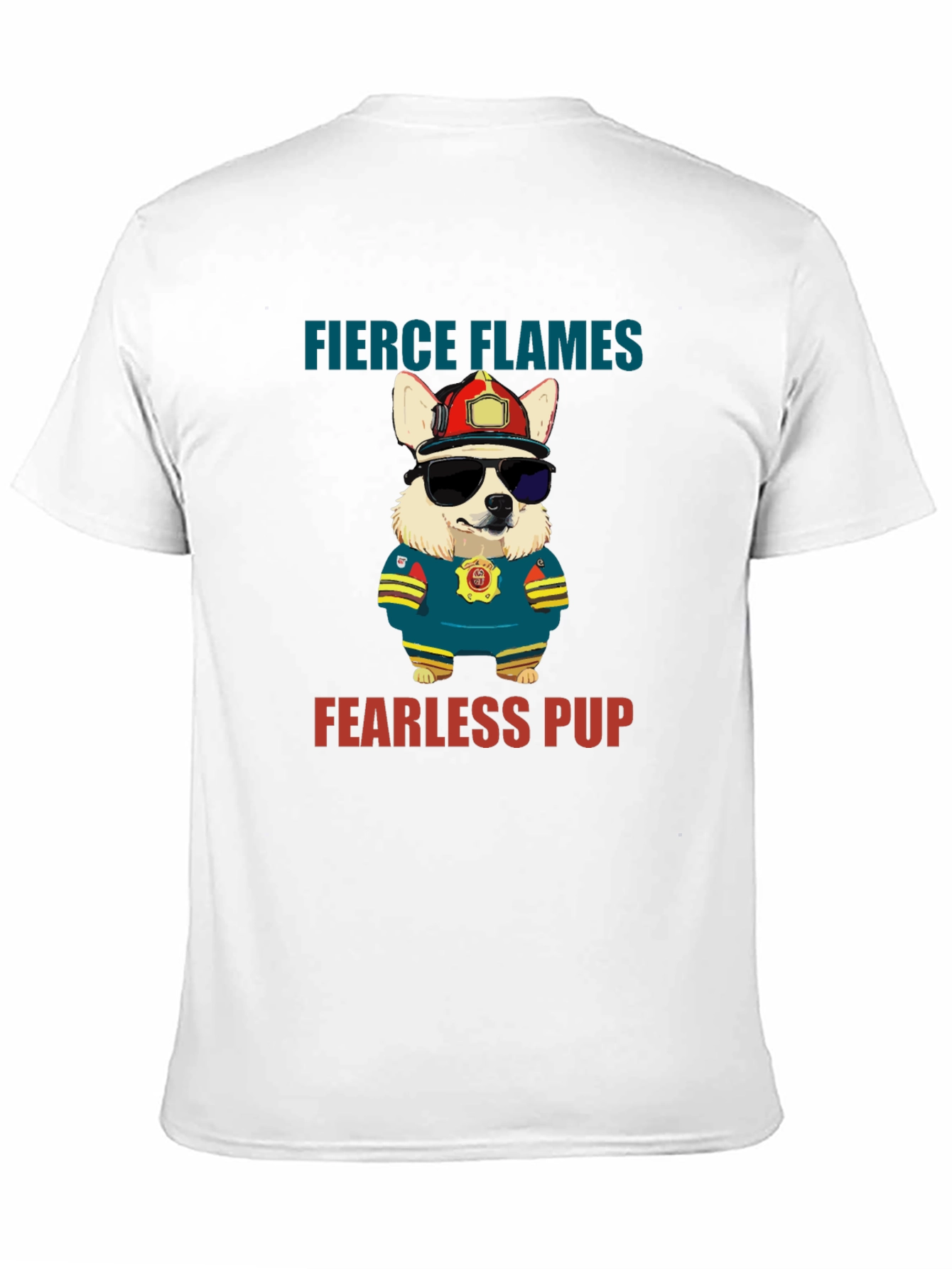 Fierce Flames Fearless Pup T-Shirt