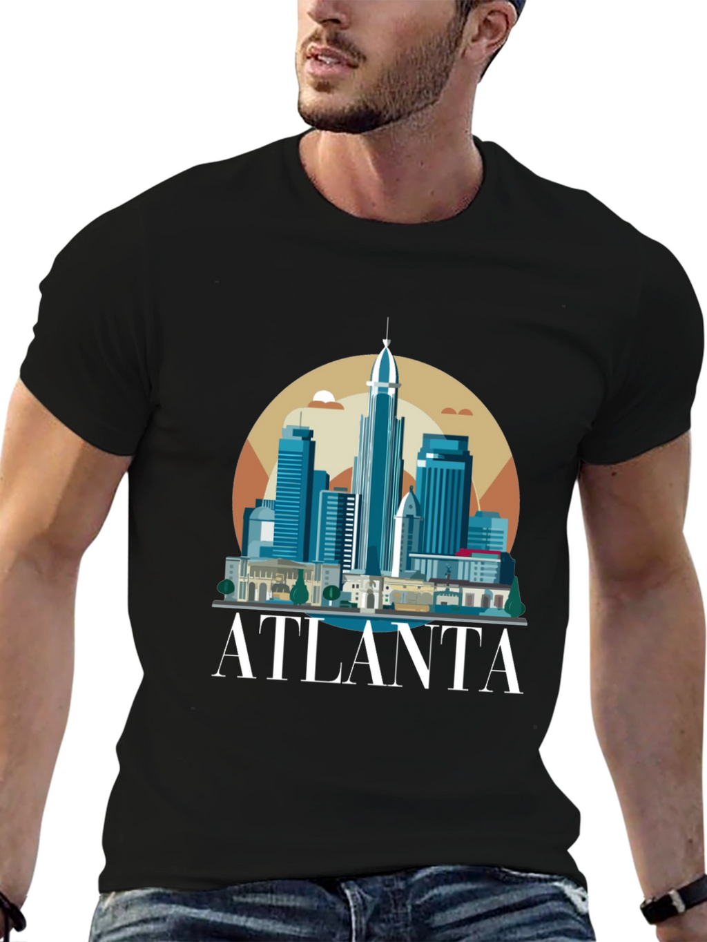 Atlanta Skyline Graphic Tee