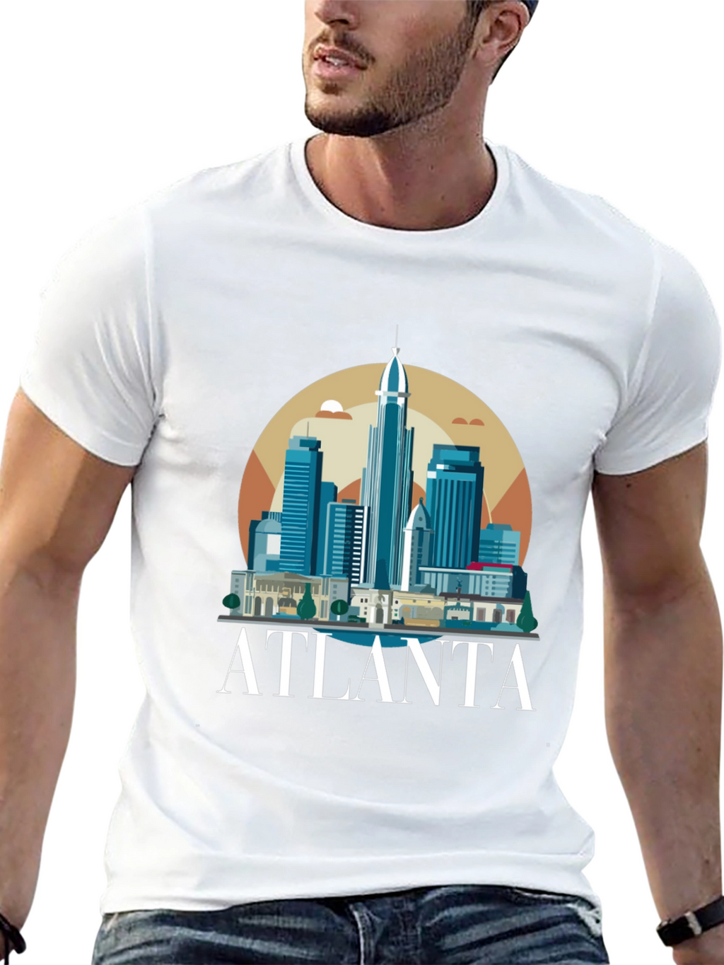 Atlanta Skyline Graphic Tee