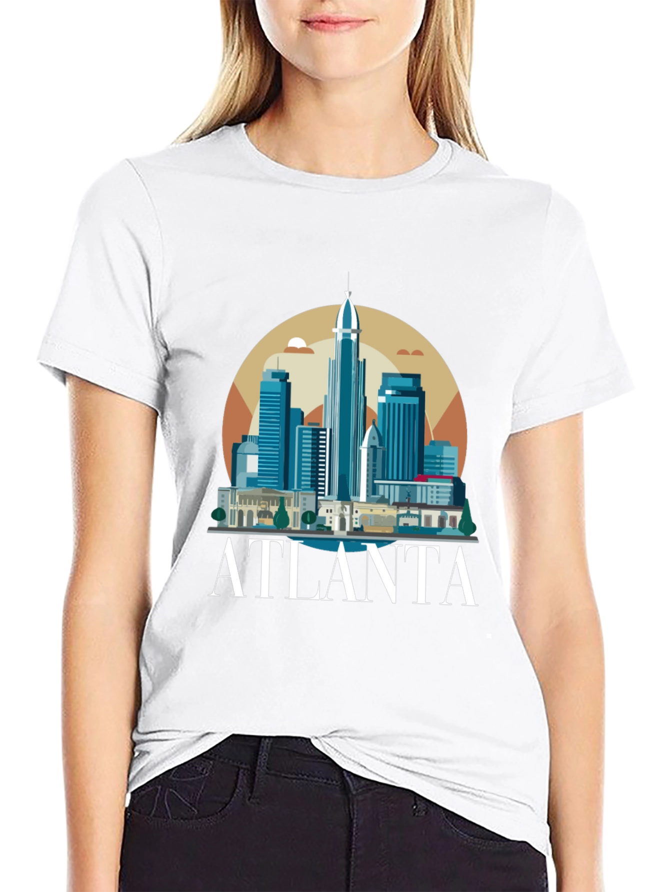 Atlanta Skyline Graphic Tee