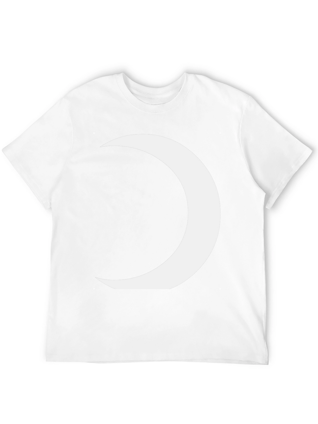 Crescent Moon Graphic Tee - Modern Black T-Shirt