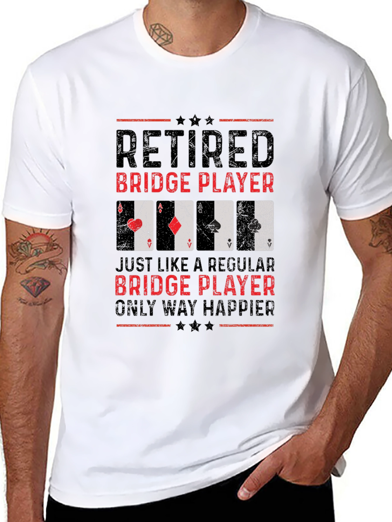 Retired Bridge Player T-Shirt