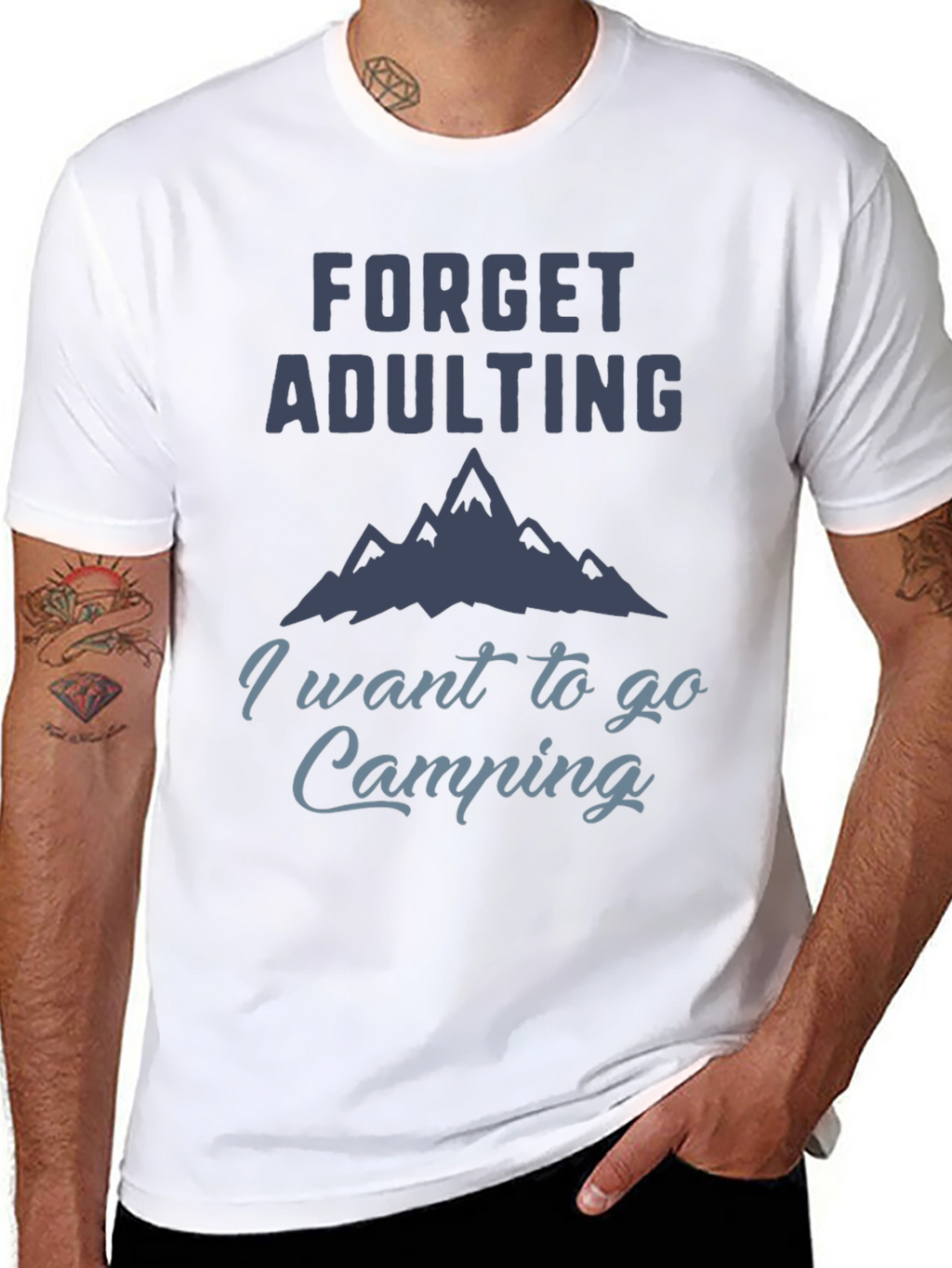 Forget Adulting Camping T-Shirt