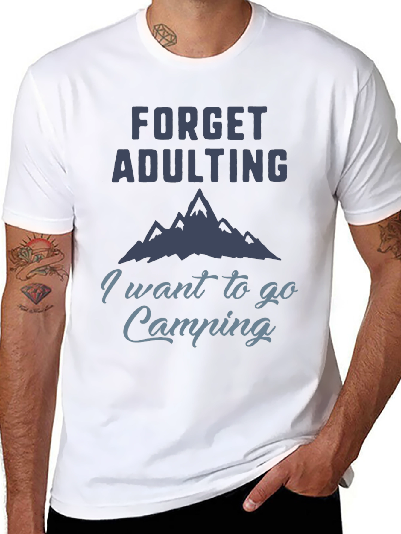 Forget Adulting Camping T-Shirt