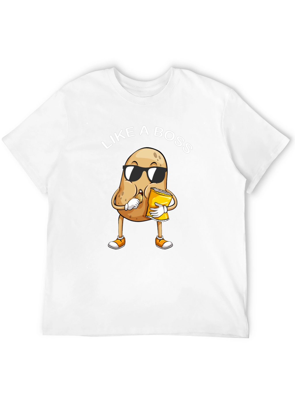 Like a Boss Potato Graphic T-Shirt