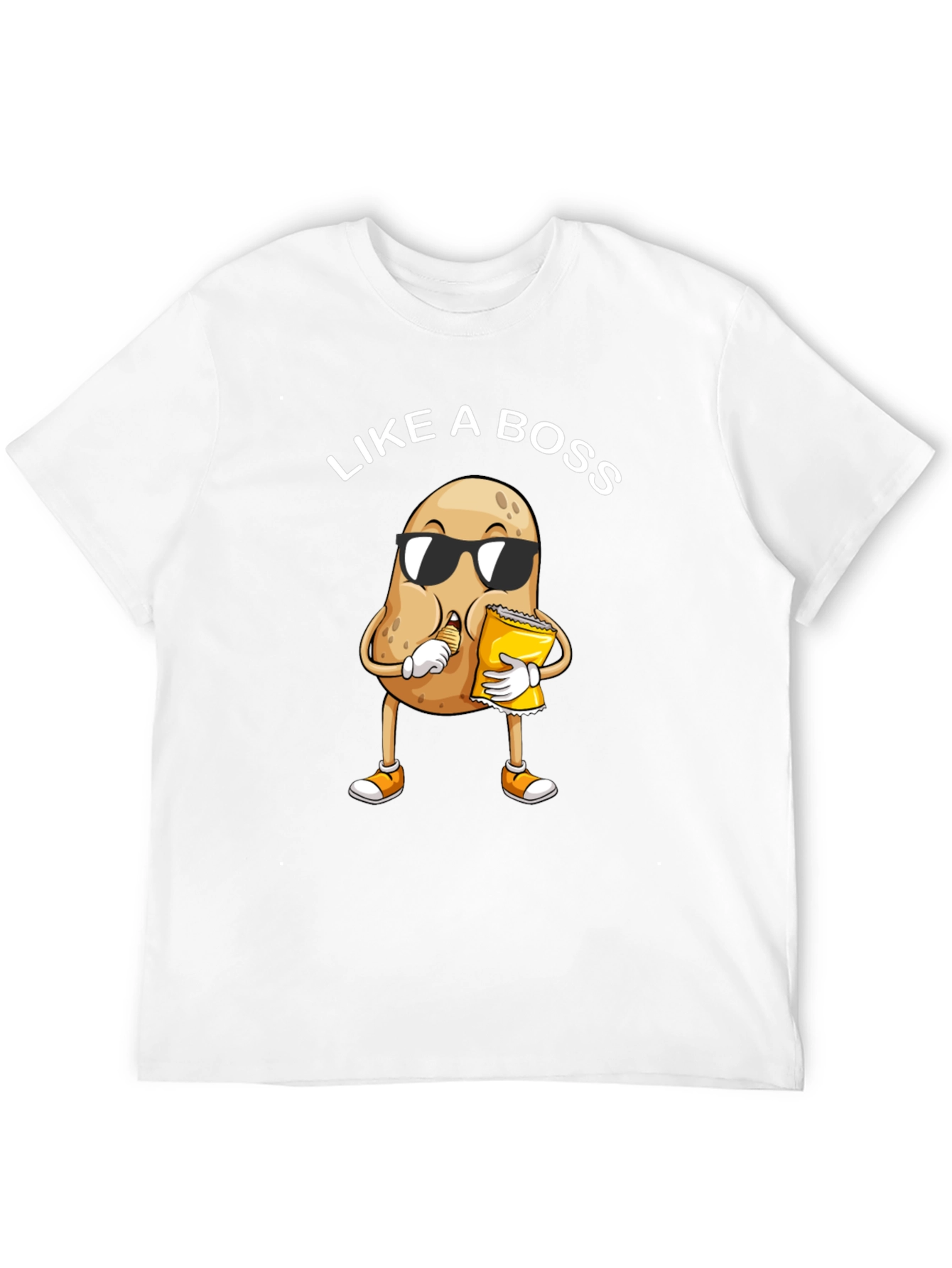 Like a Boss Potato Graphic T-Shirt