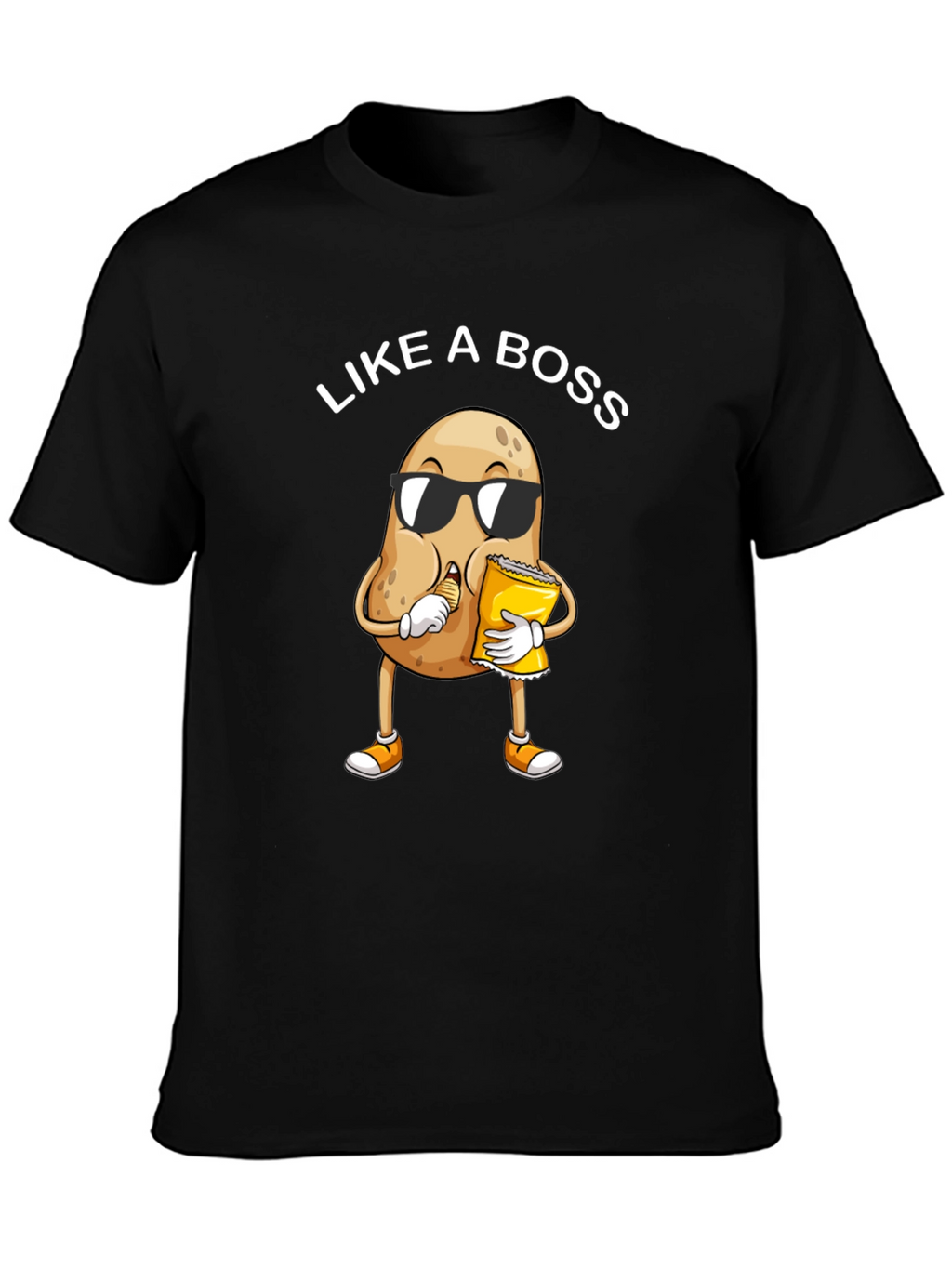 Like a Boss Potato Graphic T-Shirt