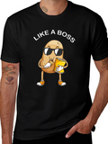 Like a Boss Potato Graphic T-Shirt