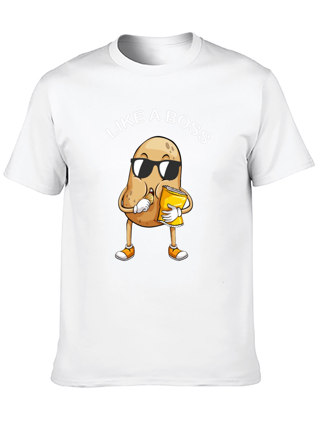 Like a Boss Potato Graphic T-Shirt