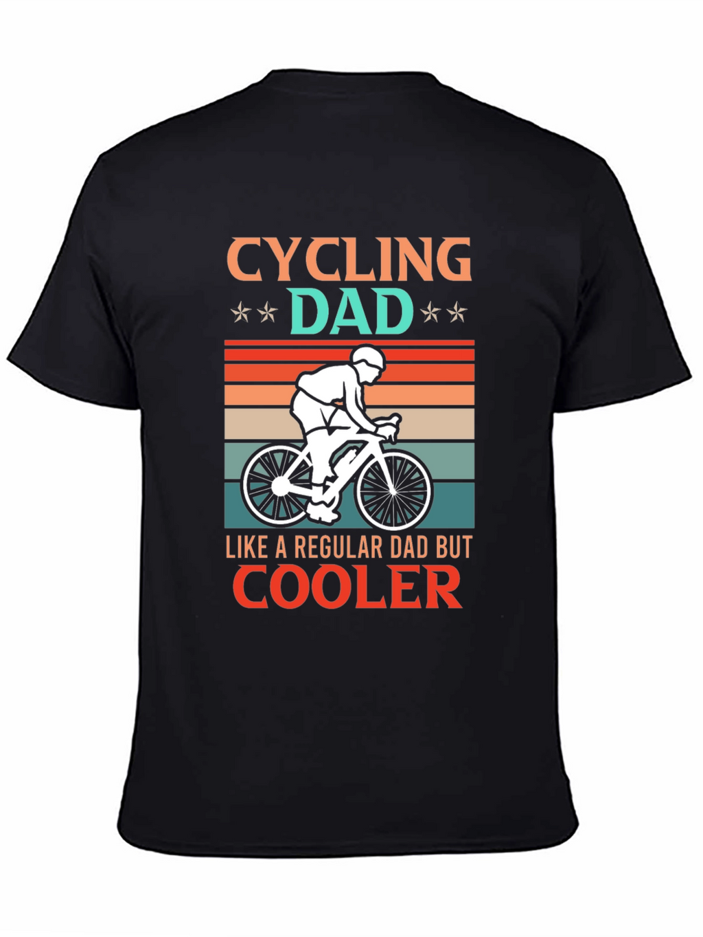 Cycling Dad T-Shirt - Cool Dad Graphic Tee