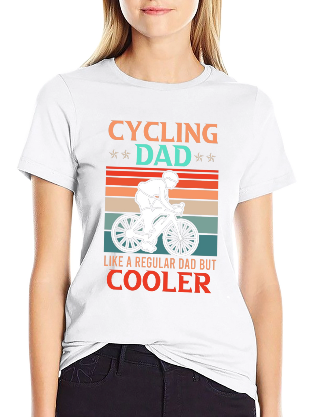 Cycling Dad T-Shirt - Cool Dad Graphic Tee