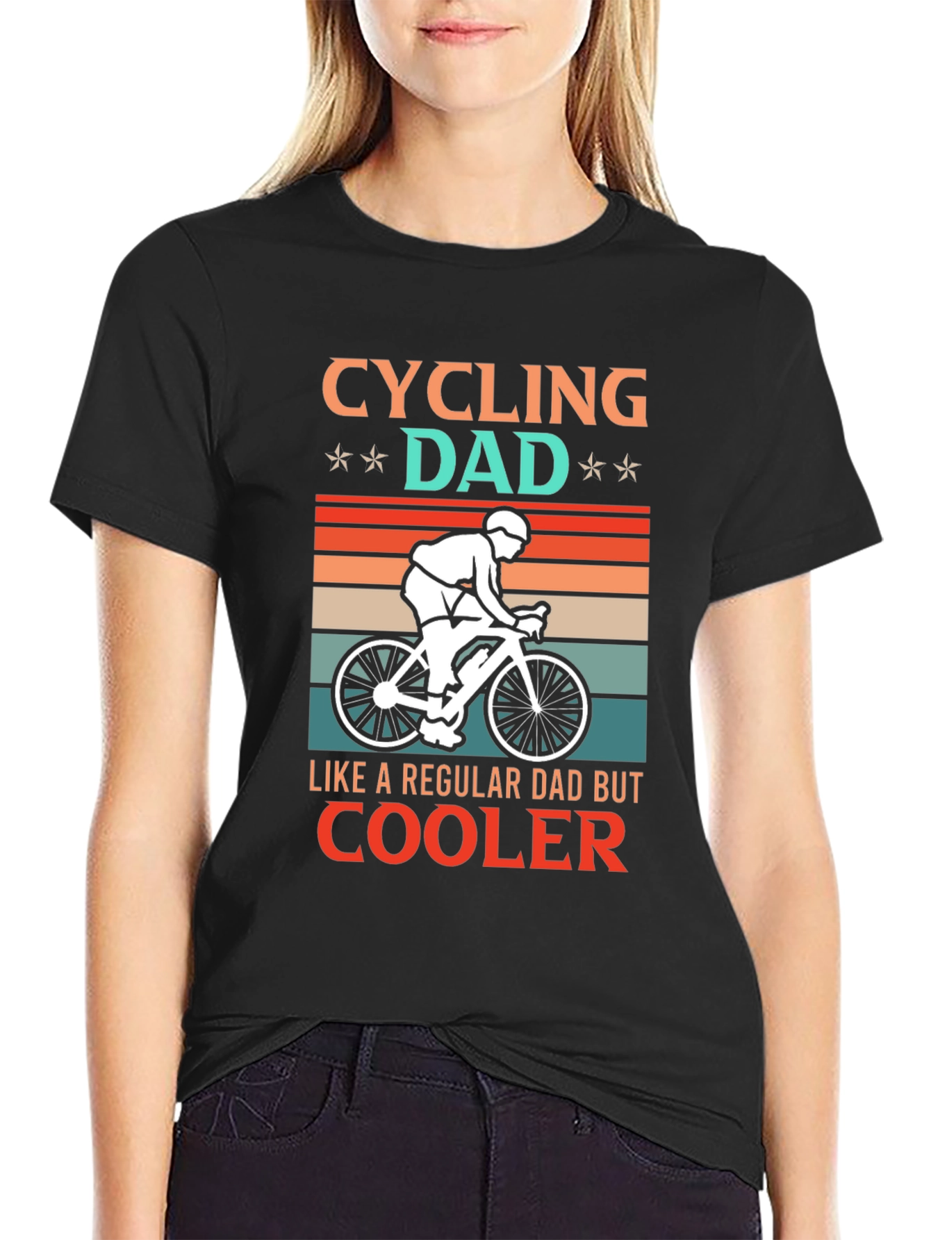 Cycling Dad T-Shirt - Cool Dad Graphic Tee