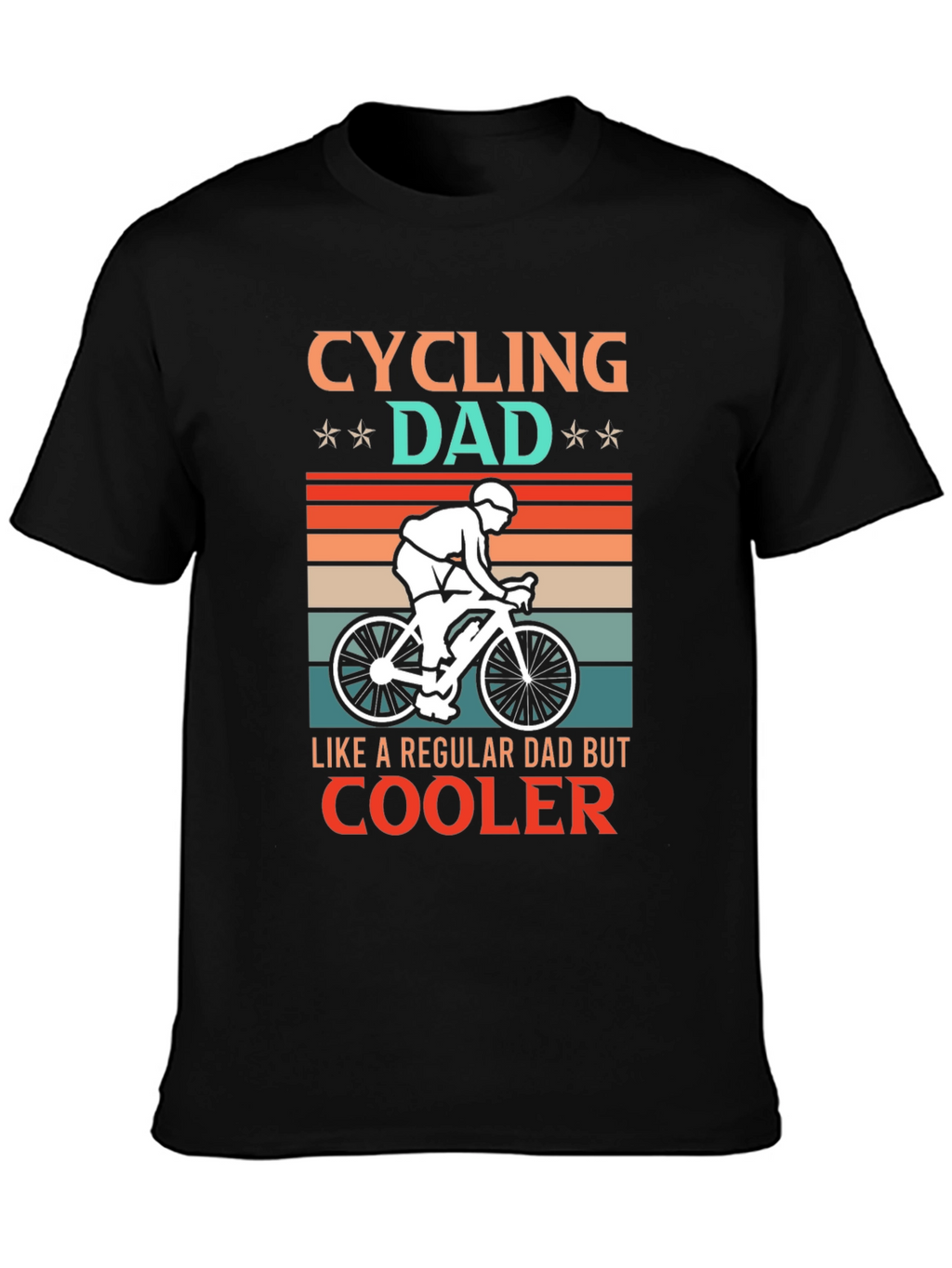 Cycling Dad T-Shirt - Cool Dad Graphic Tee