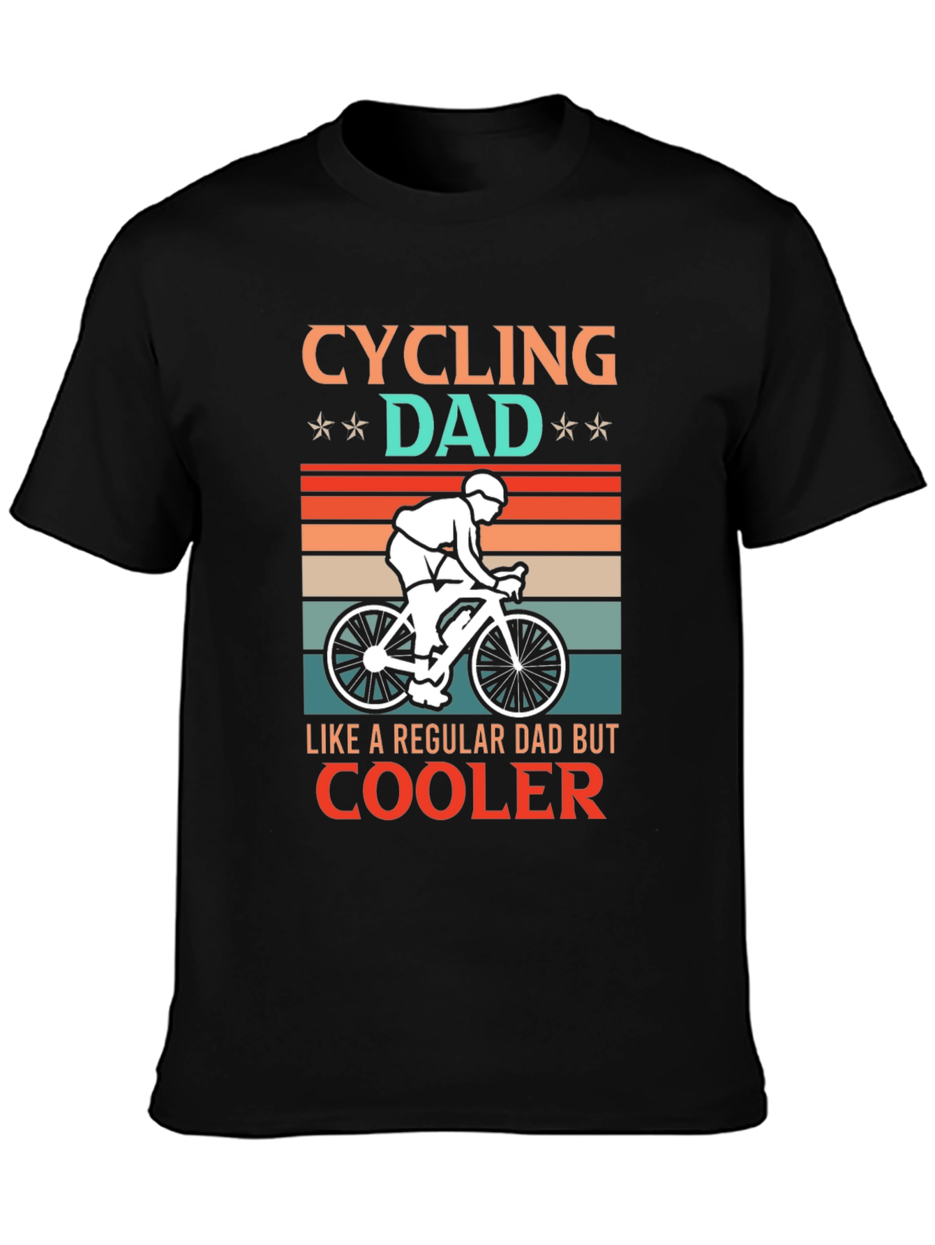 Cycling Dad T-Shirt - Cool Dad Graphic Tee
