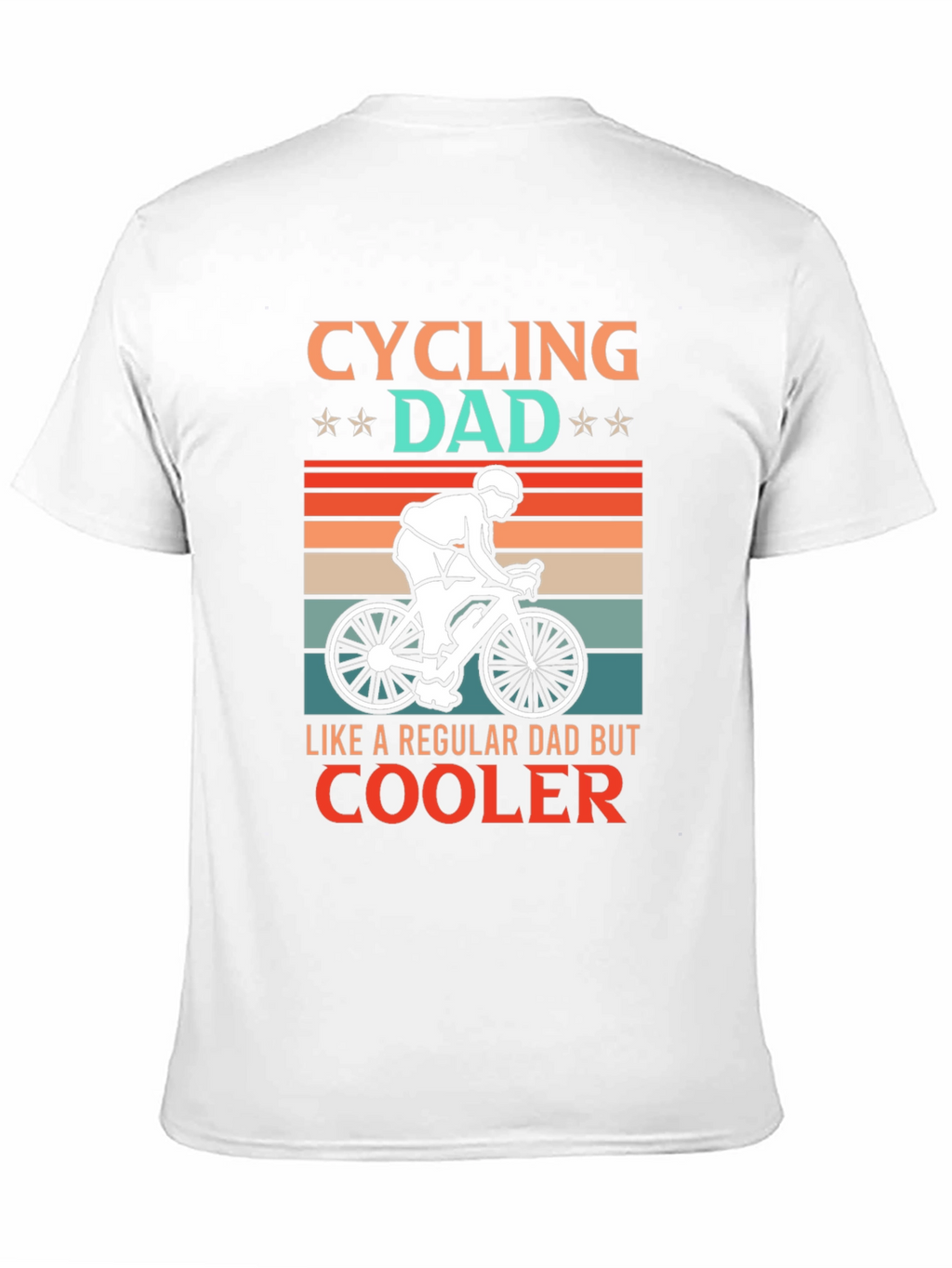 Cycling Dad T-Shirt - Cool Dad Graphic Tee