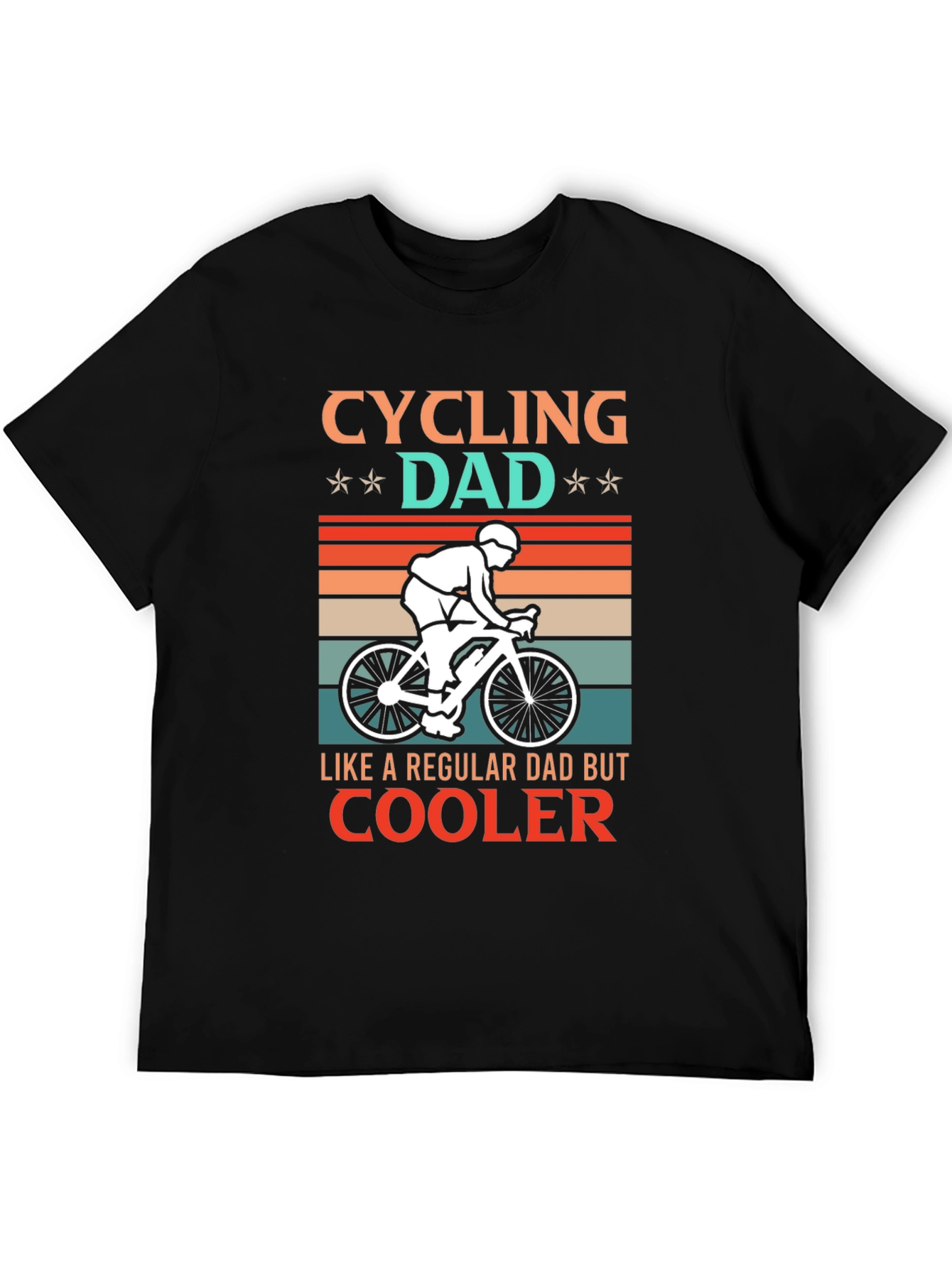 Cycling Dad T-Shirt - Cool Dad Graphic Tee