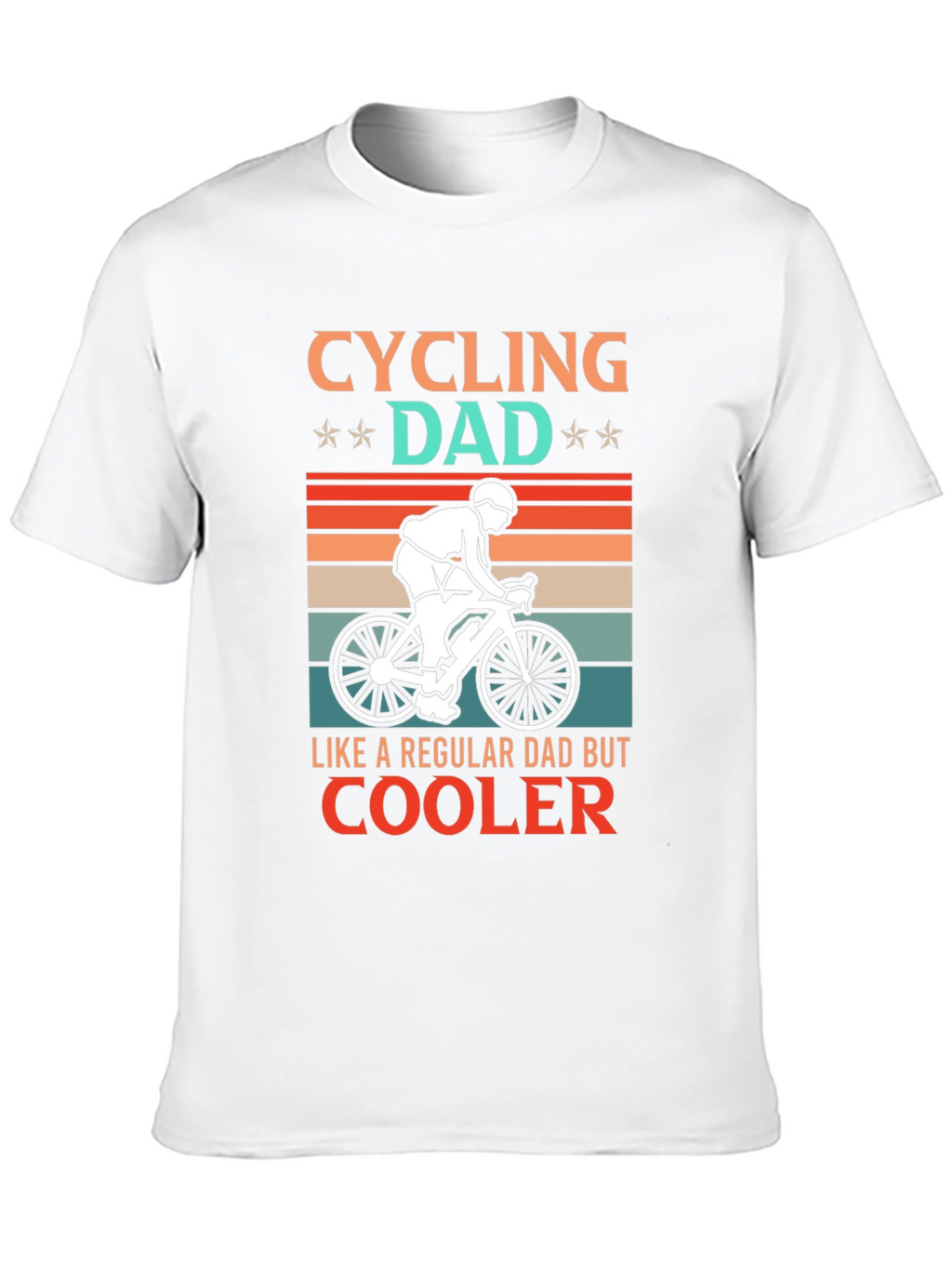 Cycling Dad T-Shirt - Cool Dad Graphic Tee