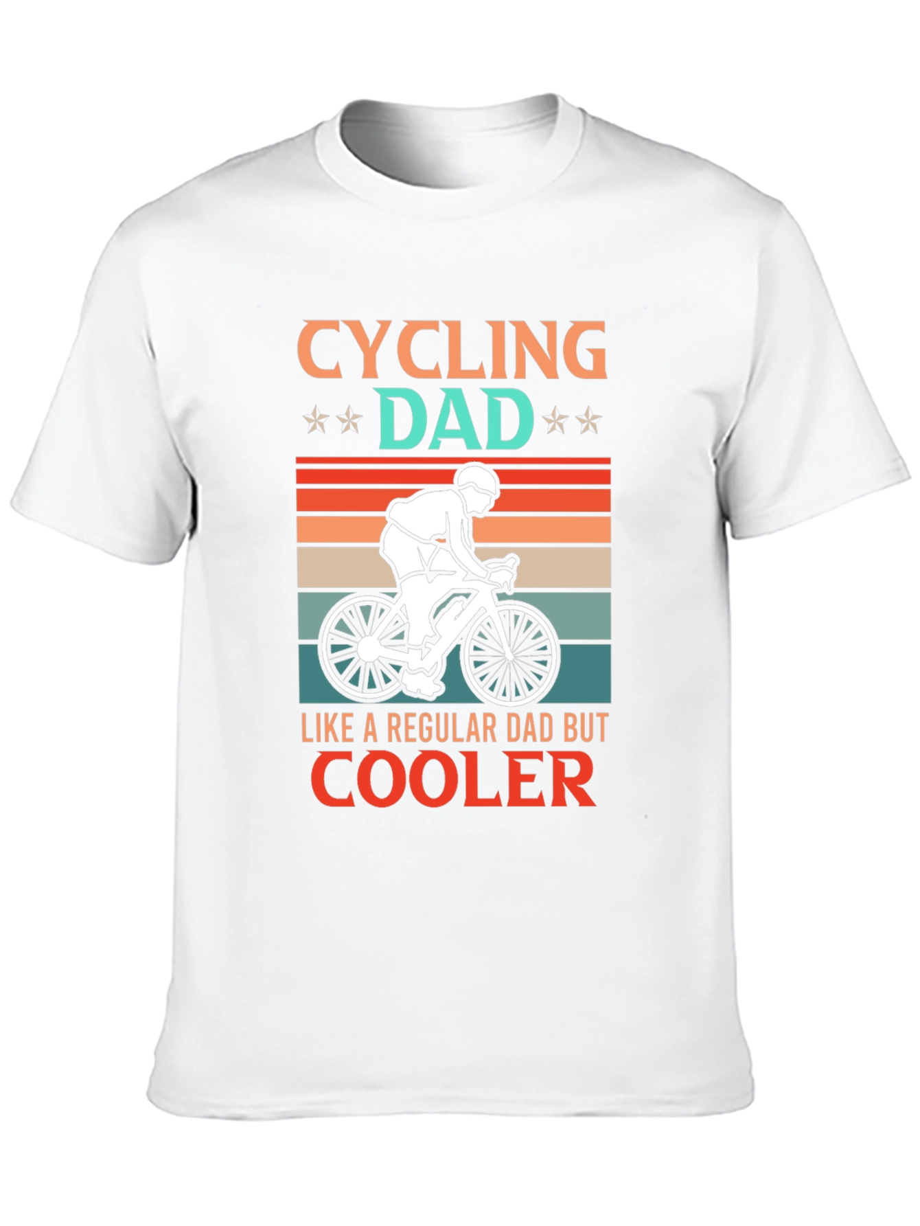 Cycling Dad T-Shirt - Cool Dad Graphic Tee