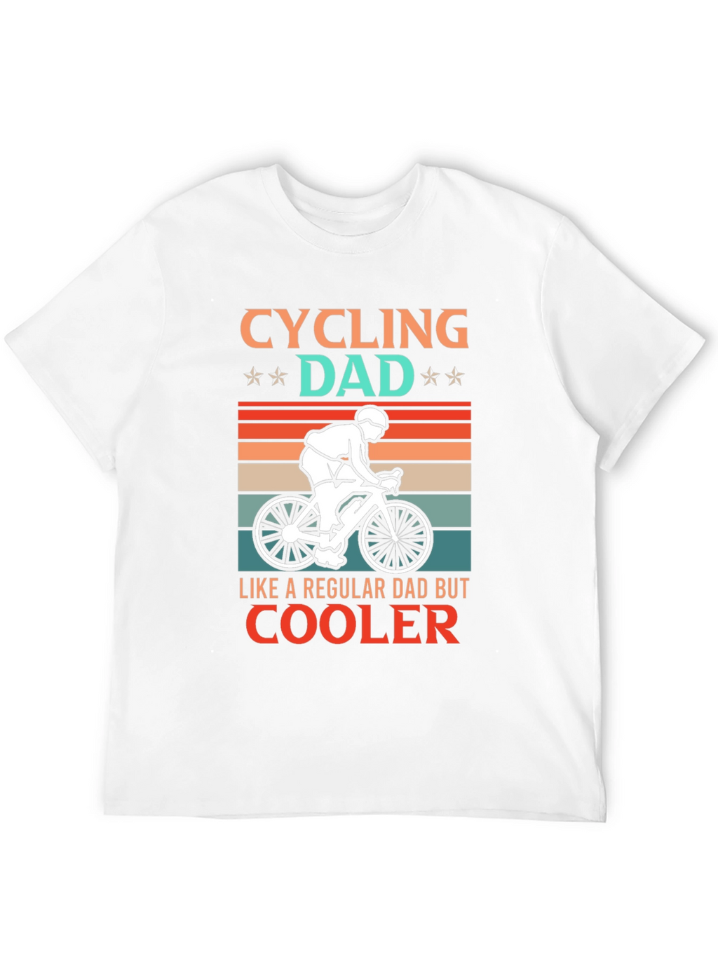 Cycling Dad T-Shirt - Cool Dad Graphic Tee