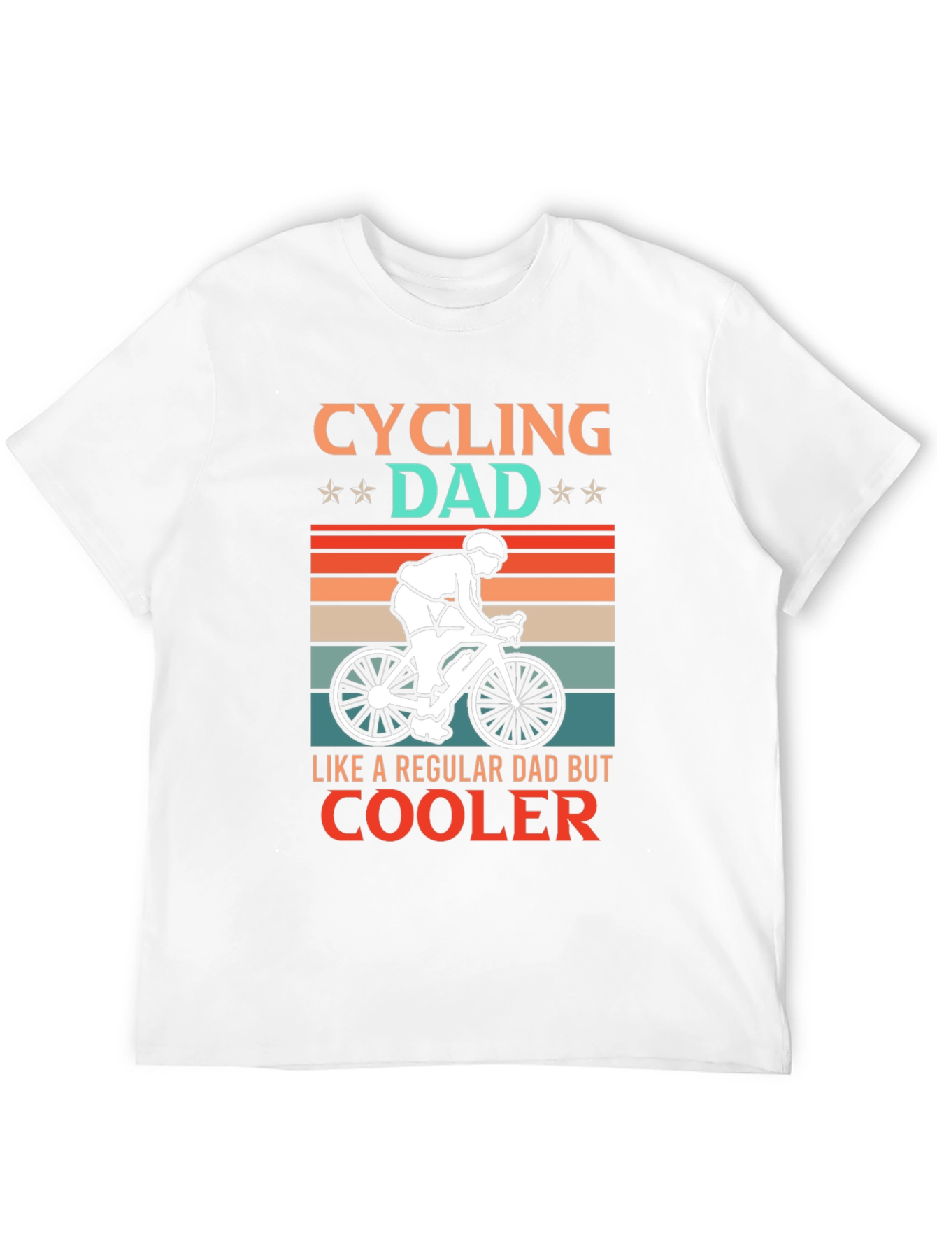 Cycling Dad T-Shirt - Cool Dad Graphic Tee