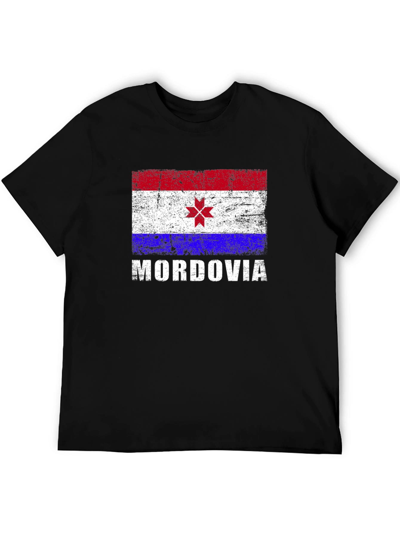 Mordovia Flag T-Shirt -  Vintage Style