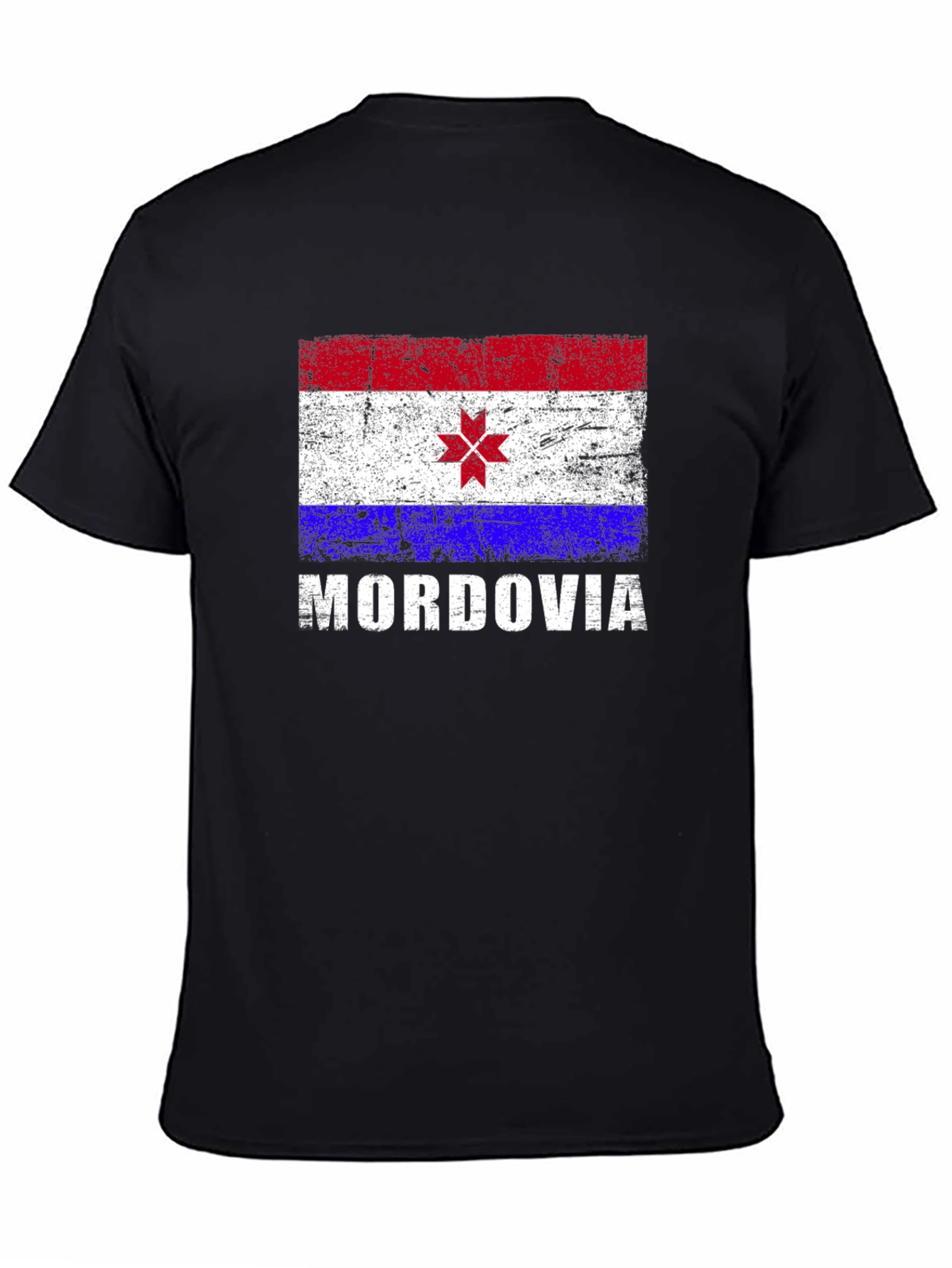 Mordovia Flag T-Shirt -  Vintage Style