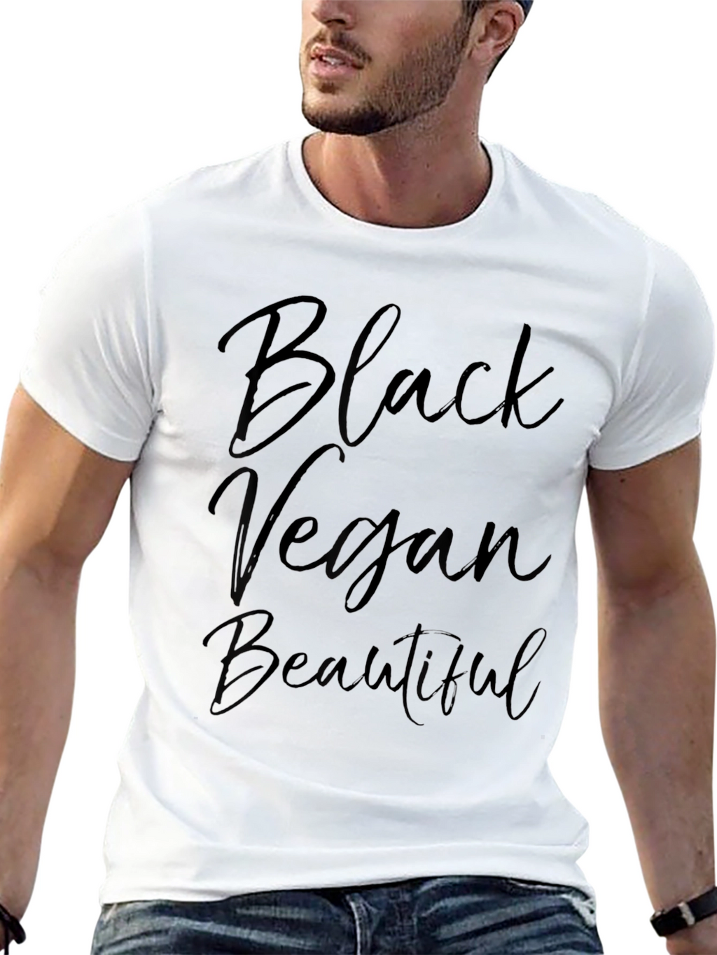Black Vegan Beautiful T-Shirt
