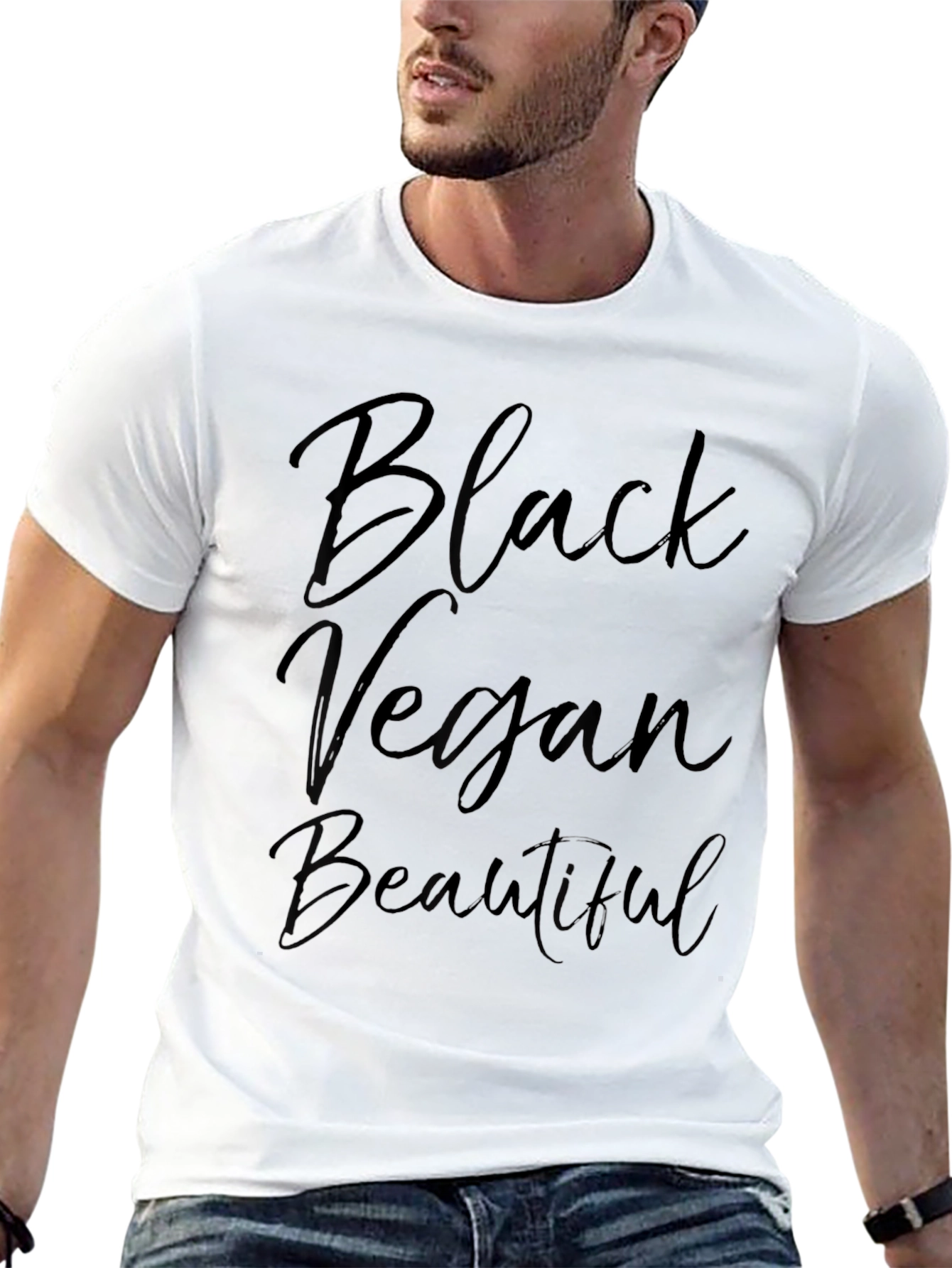 Black Vegan Beautiful T-Shirt
