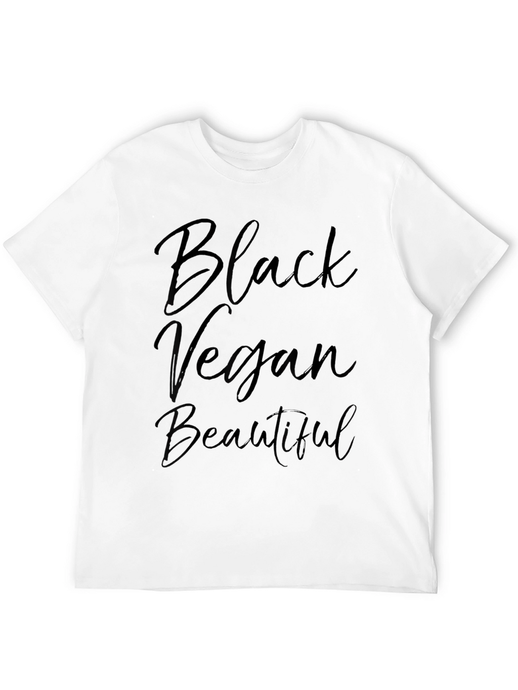 Black Vegan Beautiful T-Shirt