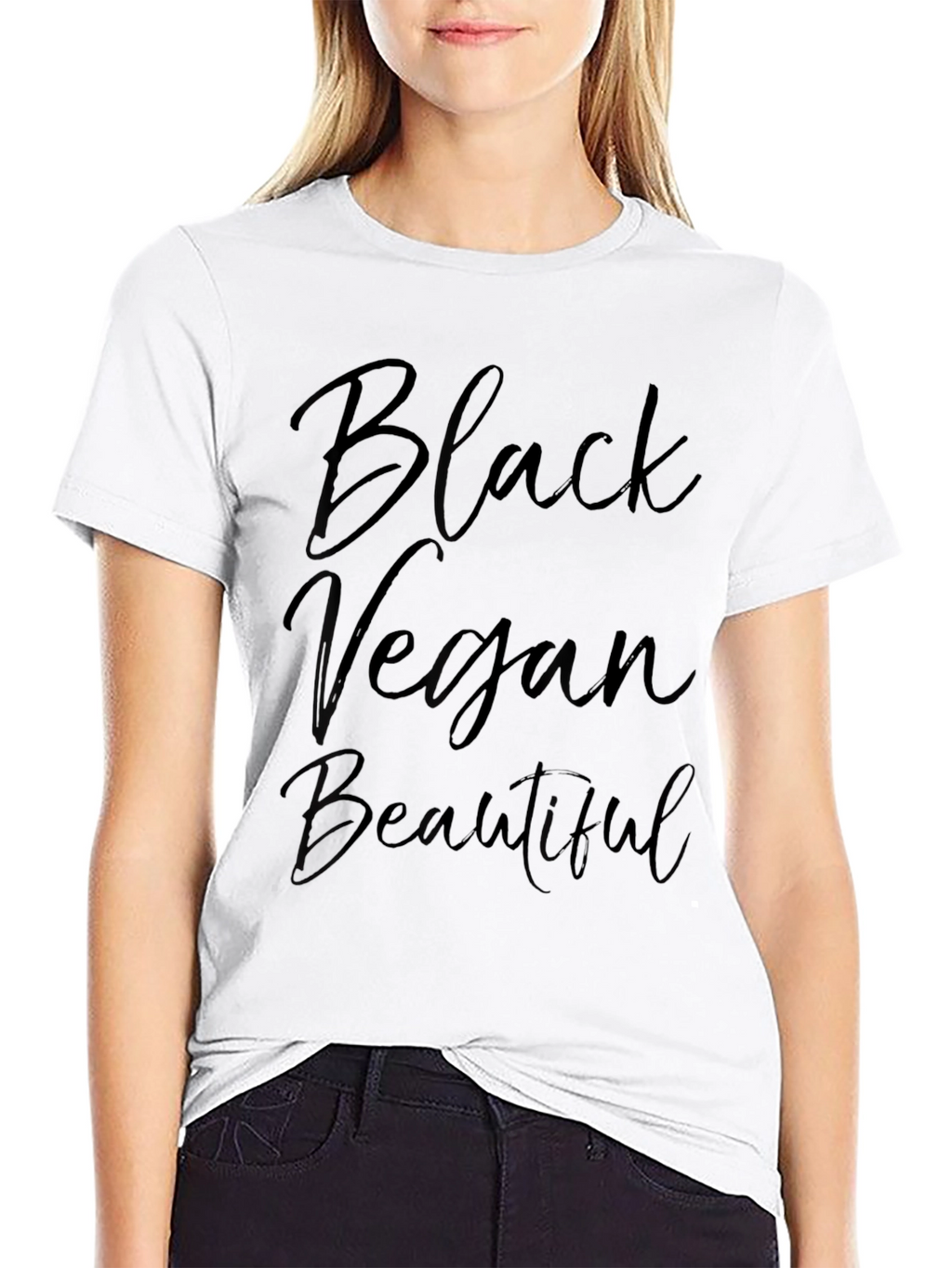 Black Vegan Beautiful T-Shirt