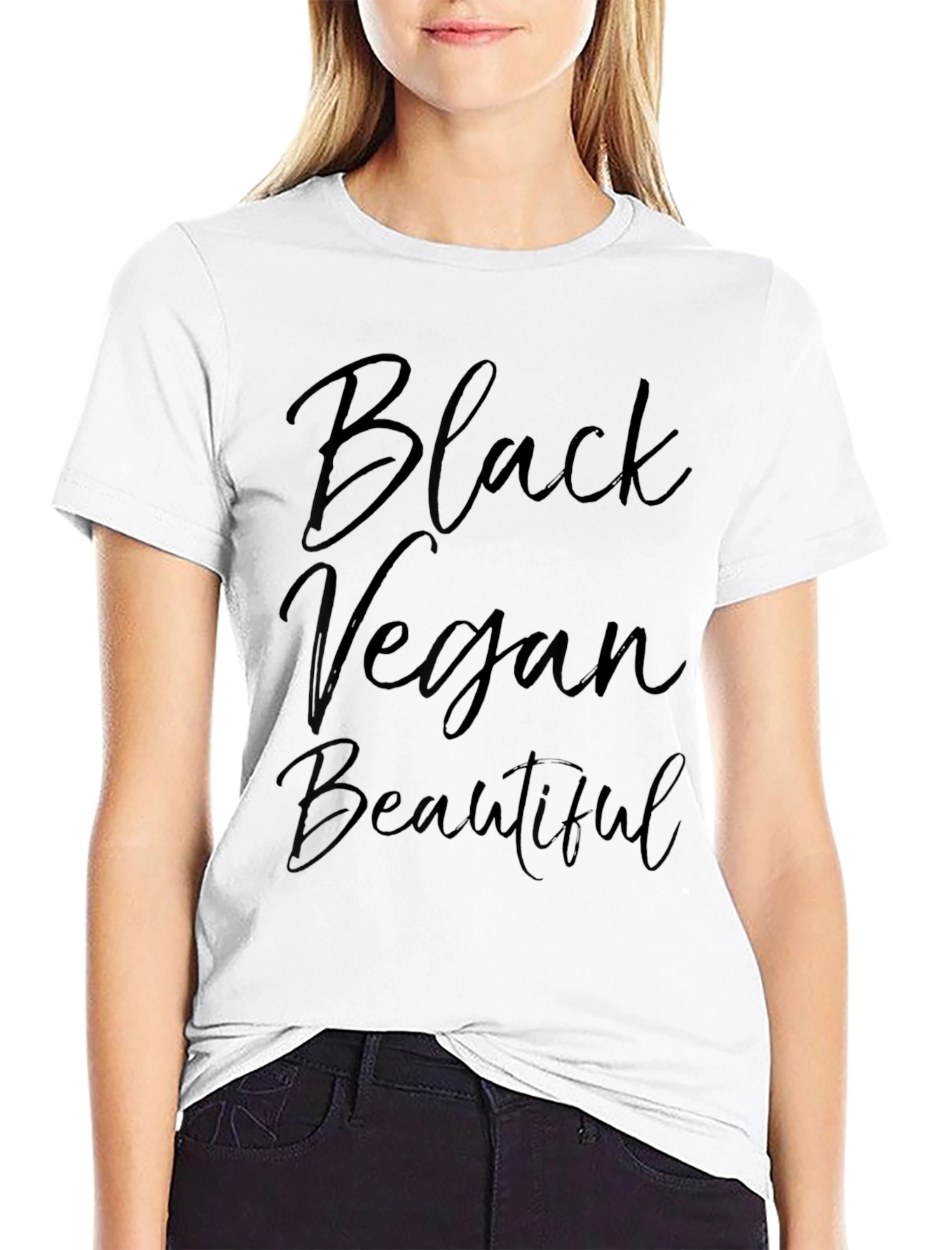 Black Vegan Beautiful T-Shirt