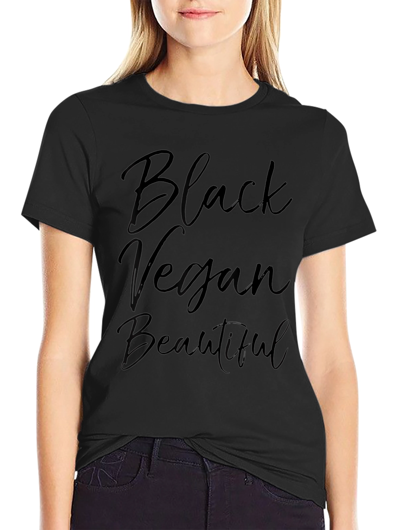 Black Vegan Beautiful T-Shirt