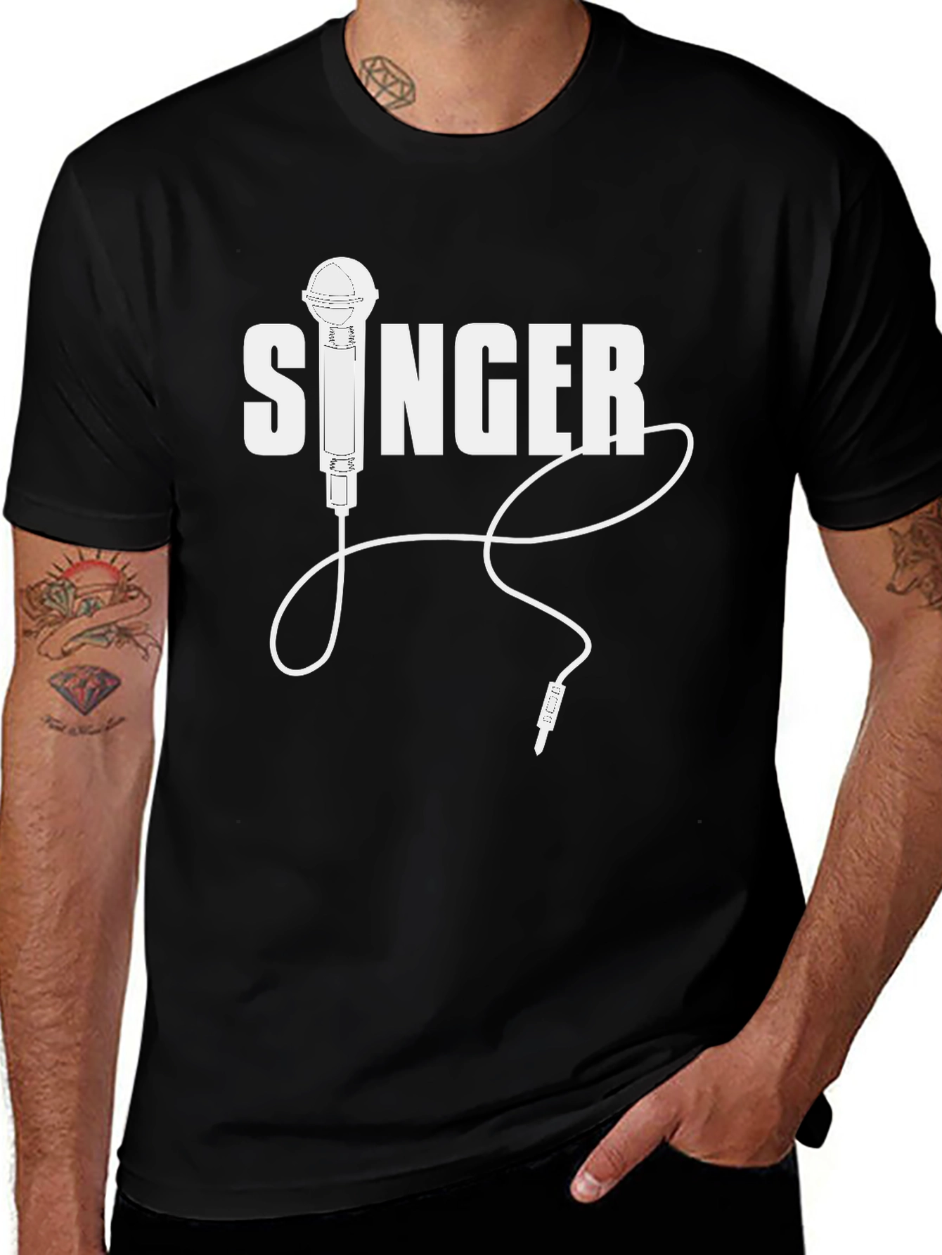 Singer T-Shirt - Microphone Design