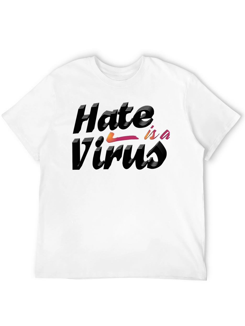 Hate is a Virus Graphic T-Shirt