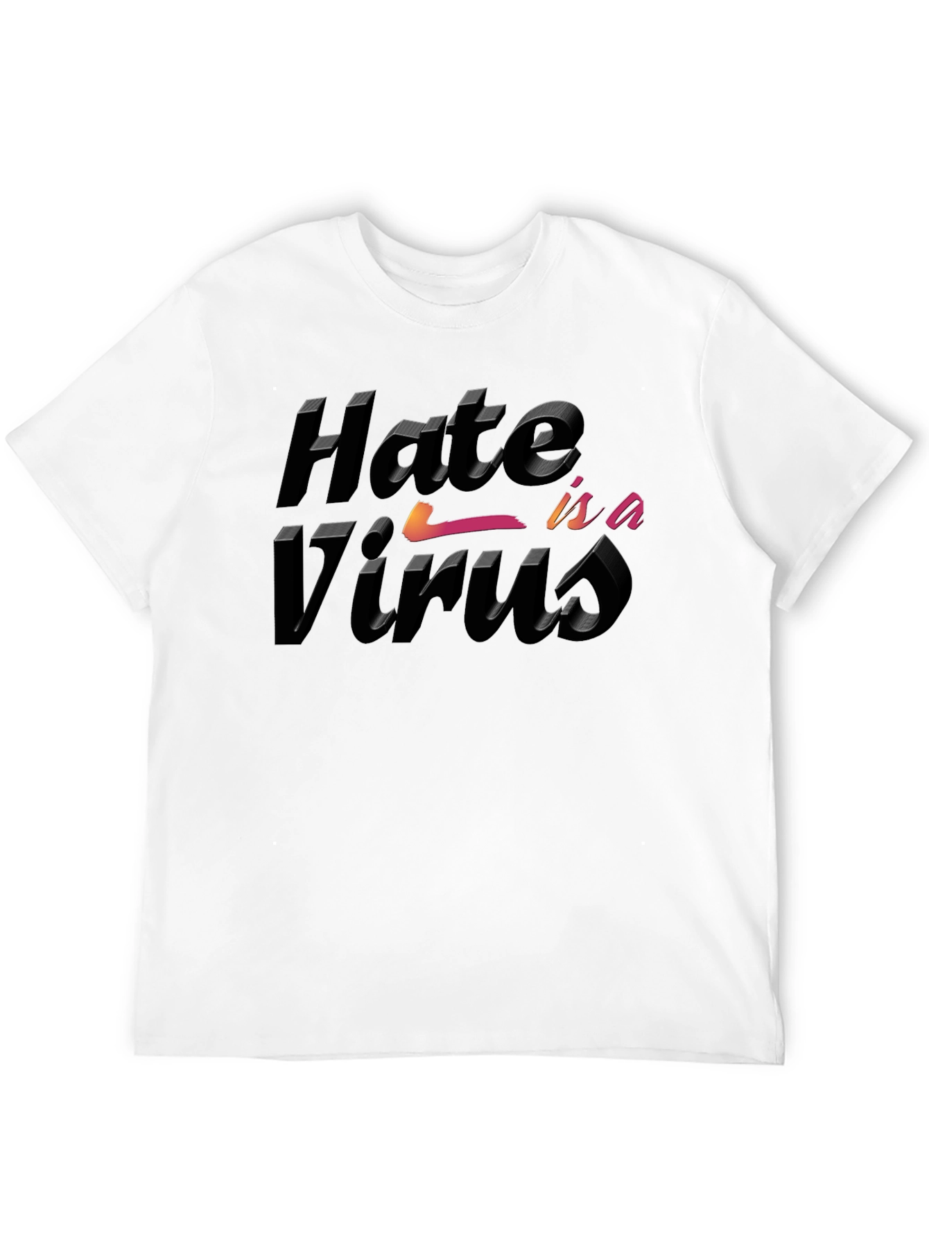 Hate is a Virus Graphic T-Shirt