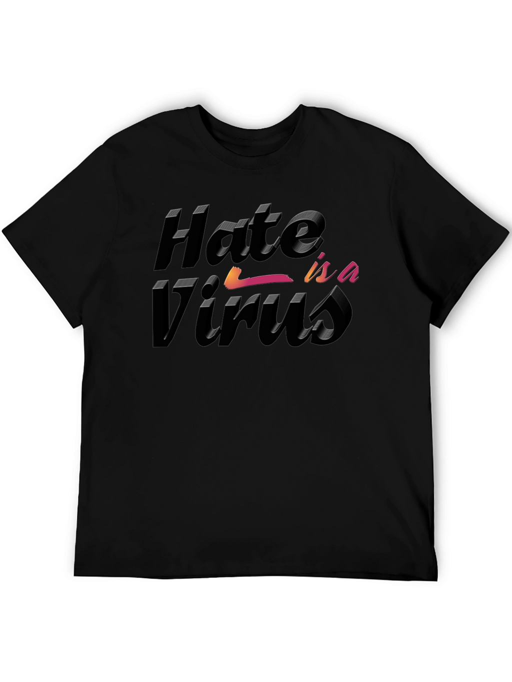 Hate is a Virus Graphic T-Shirt