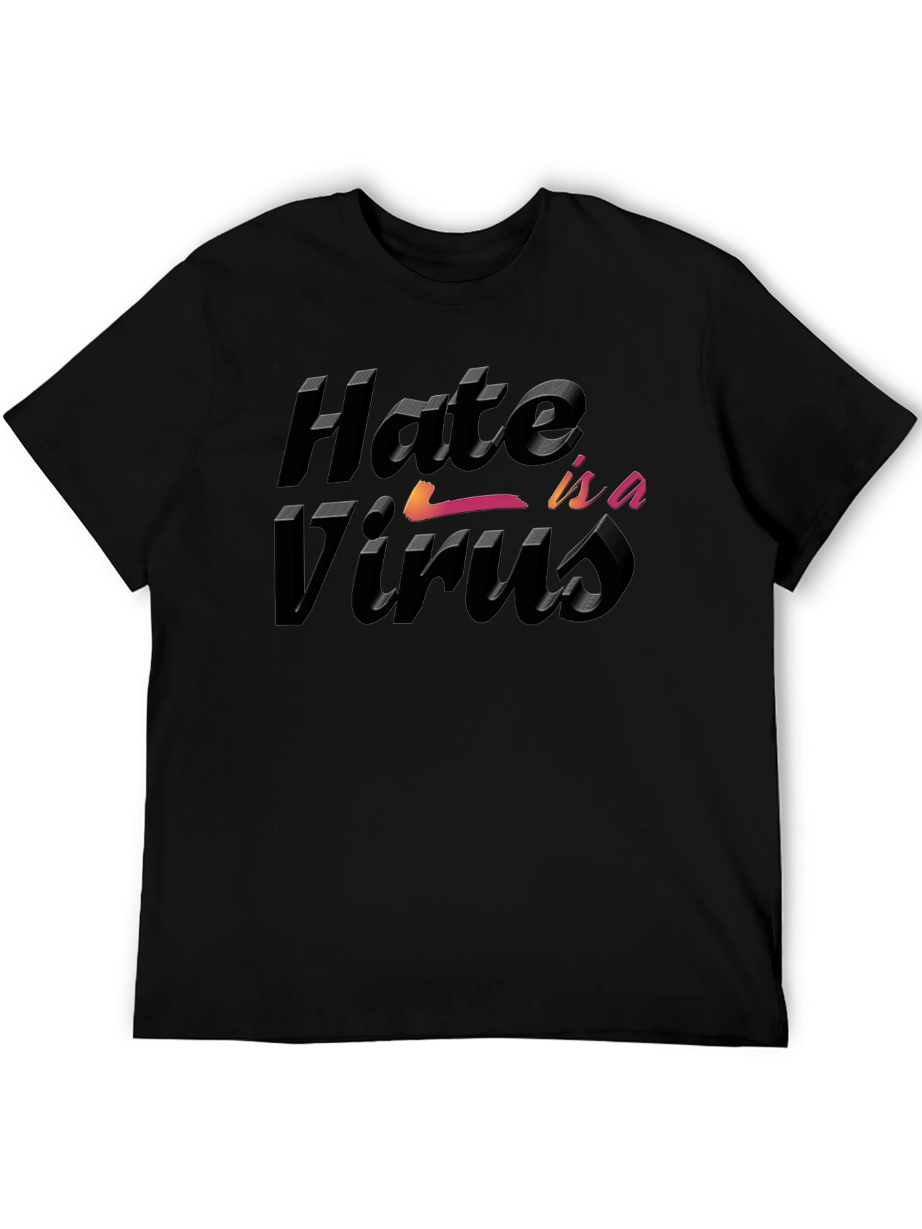 Hate is a Virus Graphic T-Shirt