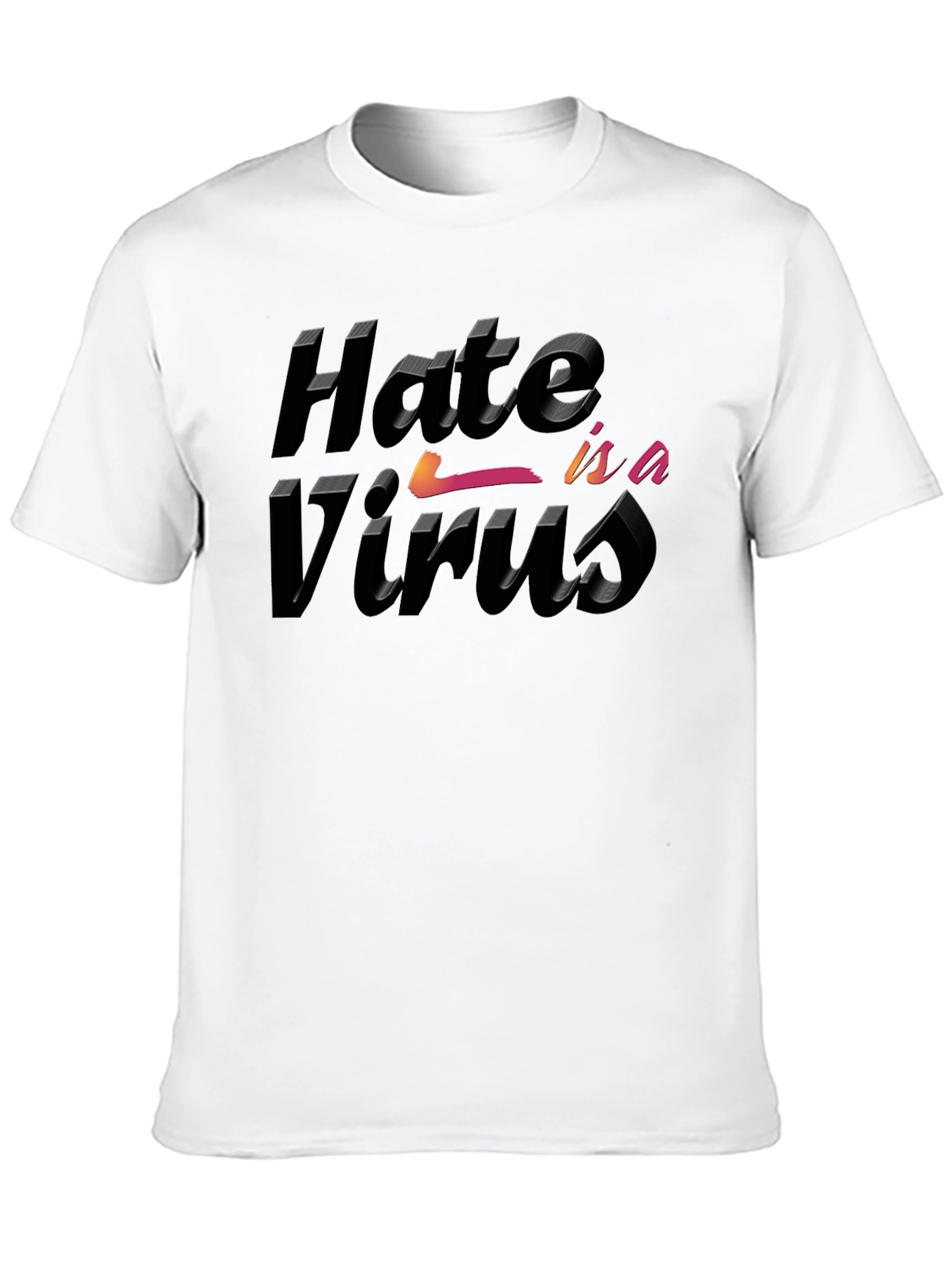 Hate is a Virus Graphic T-Shirt