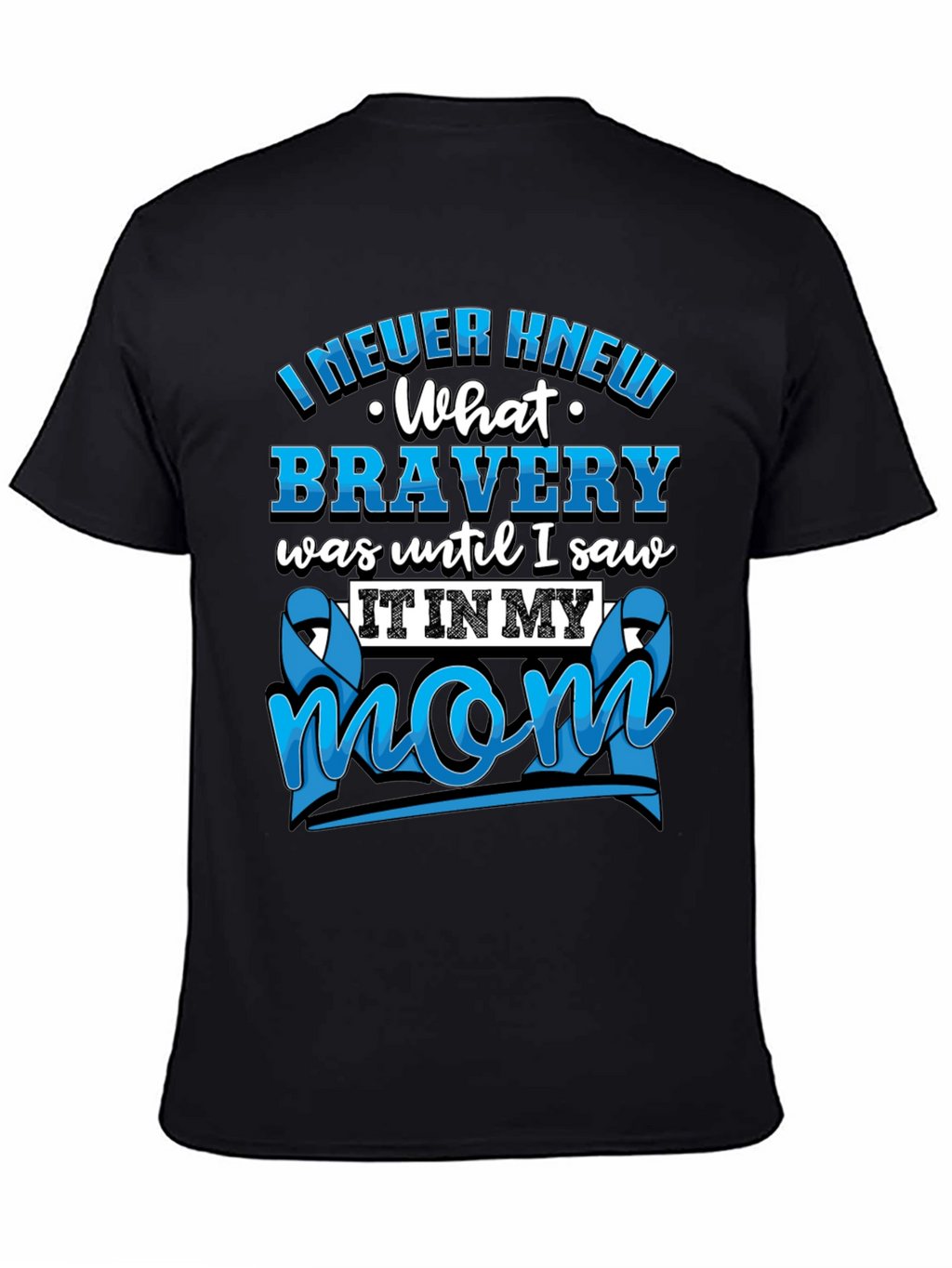 Bravery Mom Graphic T-Shirt - Teal Ribbon