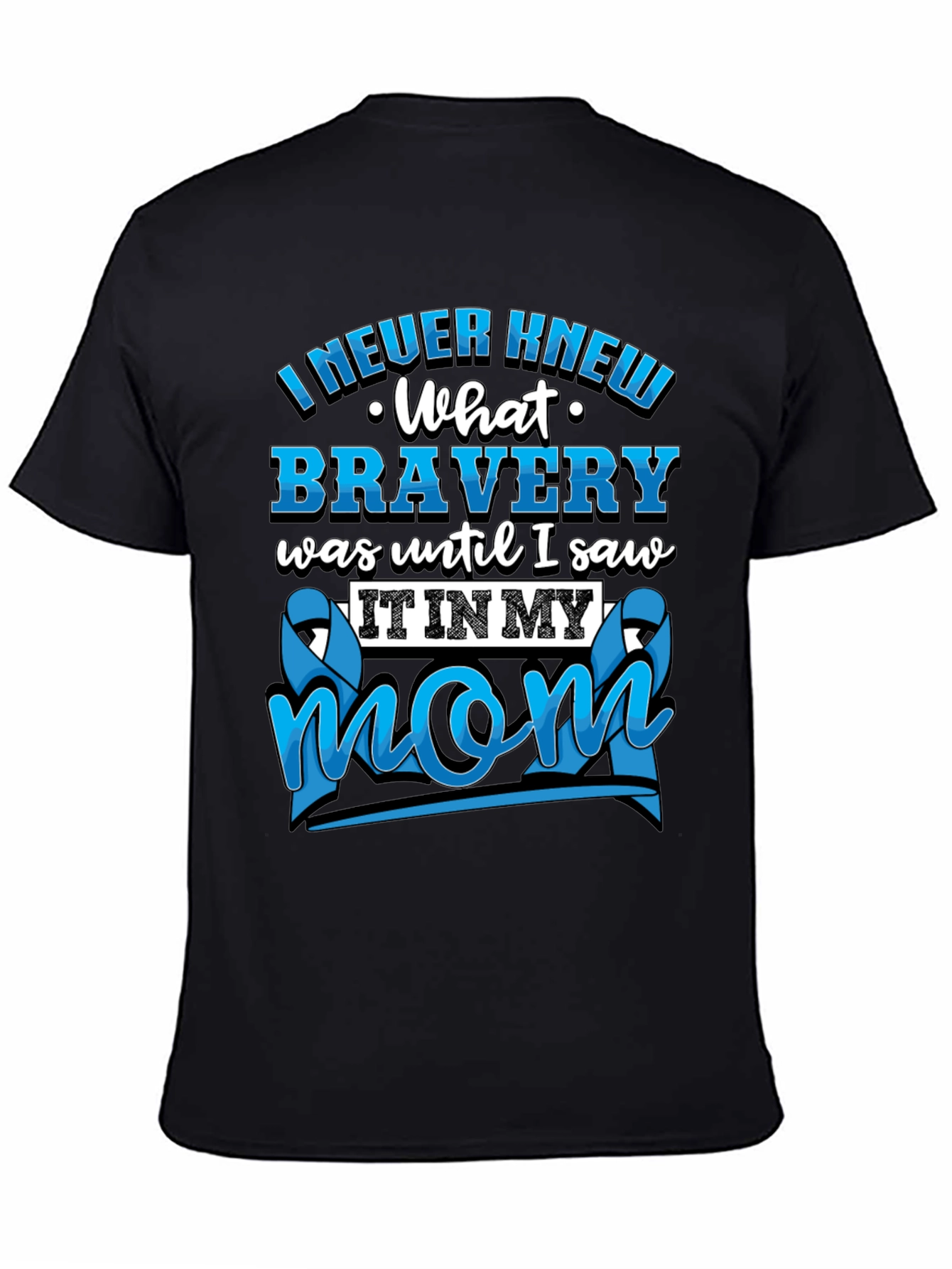 Bravery Mom Graphic T-Shirt - Teal Ribbon