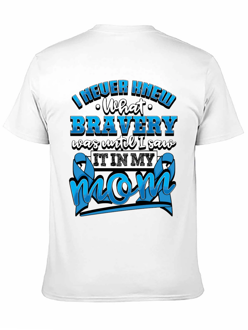Bravery Mom Graphic T-Shirt - Teal Ribbon