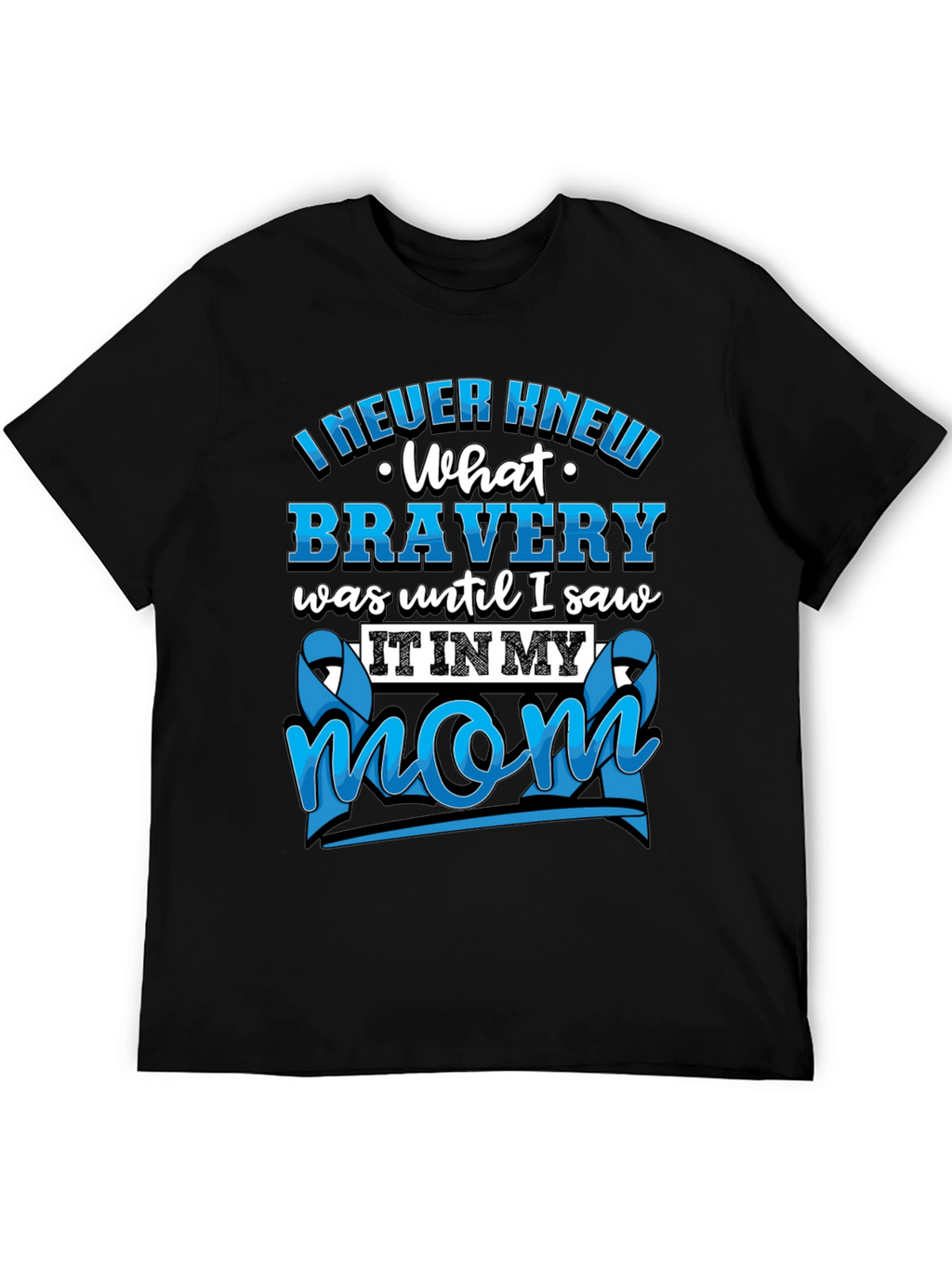 Bravery Mom Graphic T-Shirt - Teal Ribbon
