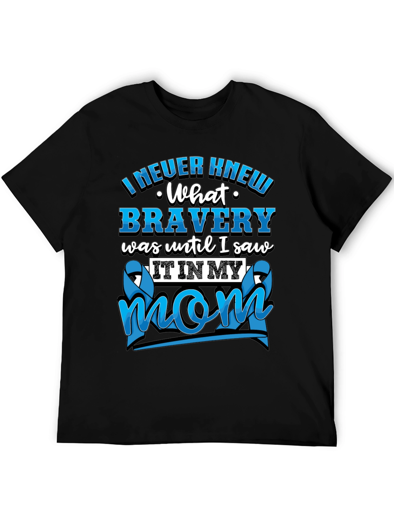 Bravery Mom Graphic T-Shirt - Teal Ribbon