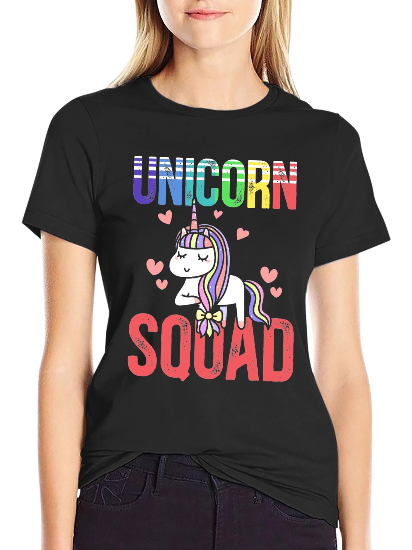 Unicorn Squad Graphic Tee - Fun & Colorful Design