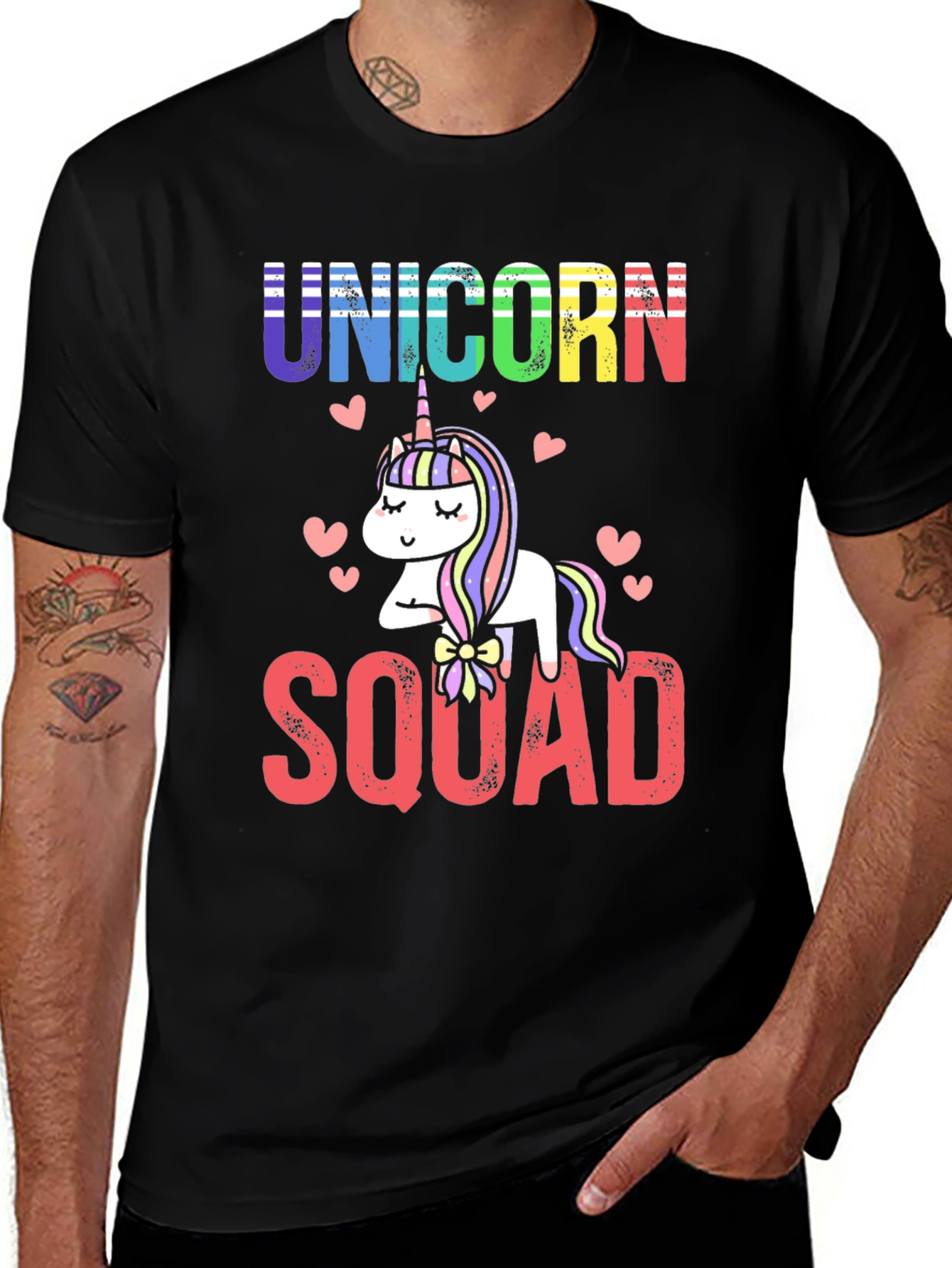 Unicorn Squad Graphic Tee - Fun & Colorful Design