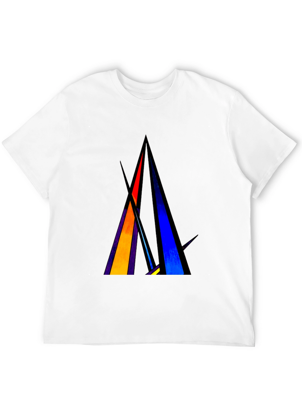 Abstract Geometric T-Shirt - Modern Art Tee
