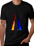 Abstract Geometric T-Shirt - Modern Art Tee